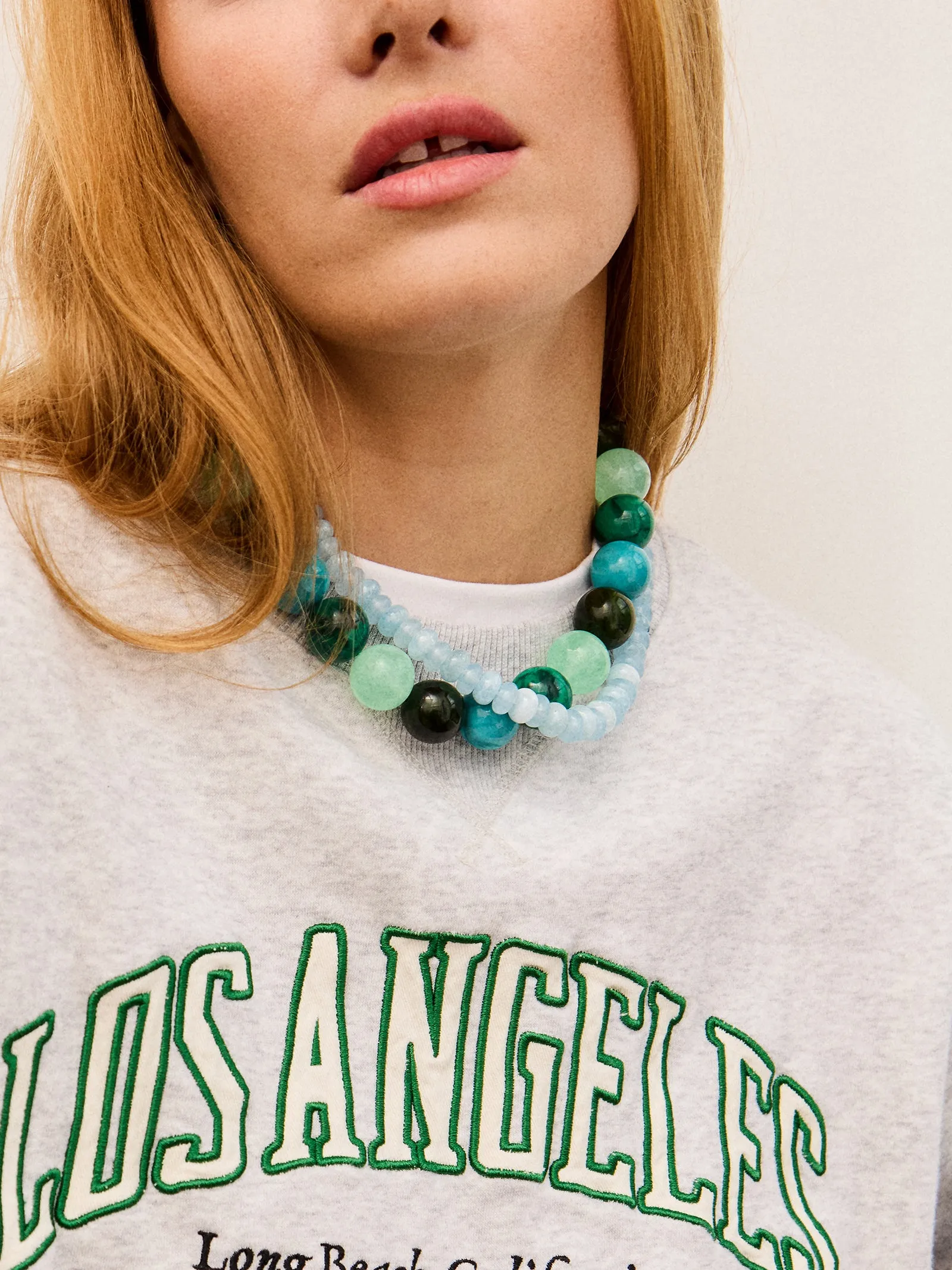 Jane Beaded Necklace - Blue Multi sold by BaubleBar product image thumbnail 2