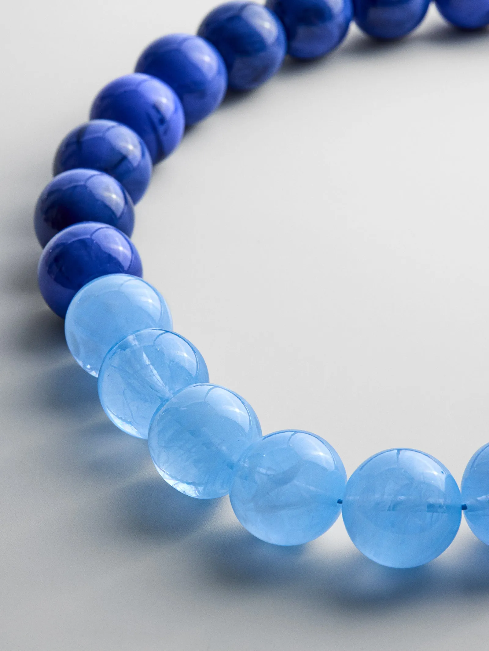 Jane Beaded Necklace - Lapis/Blue Lace Agate sold by BaubleBar product image thumbnail 3