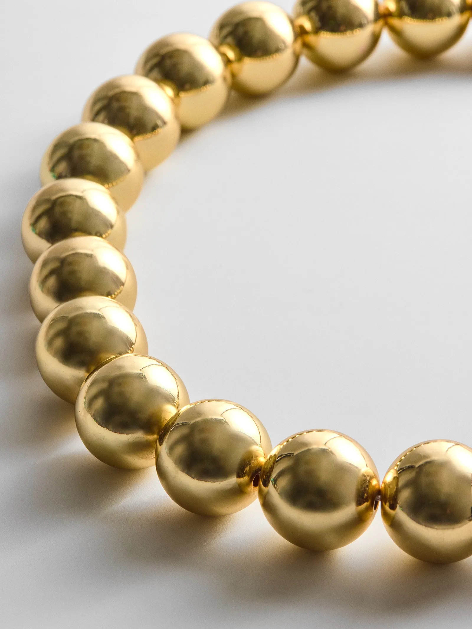 Jane Beaded Necklace - Gold sold by BaubleBar product image thumbnail 3