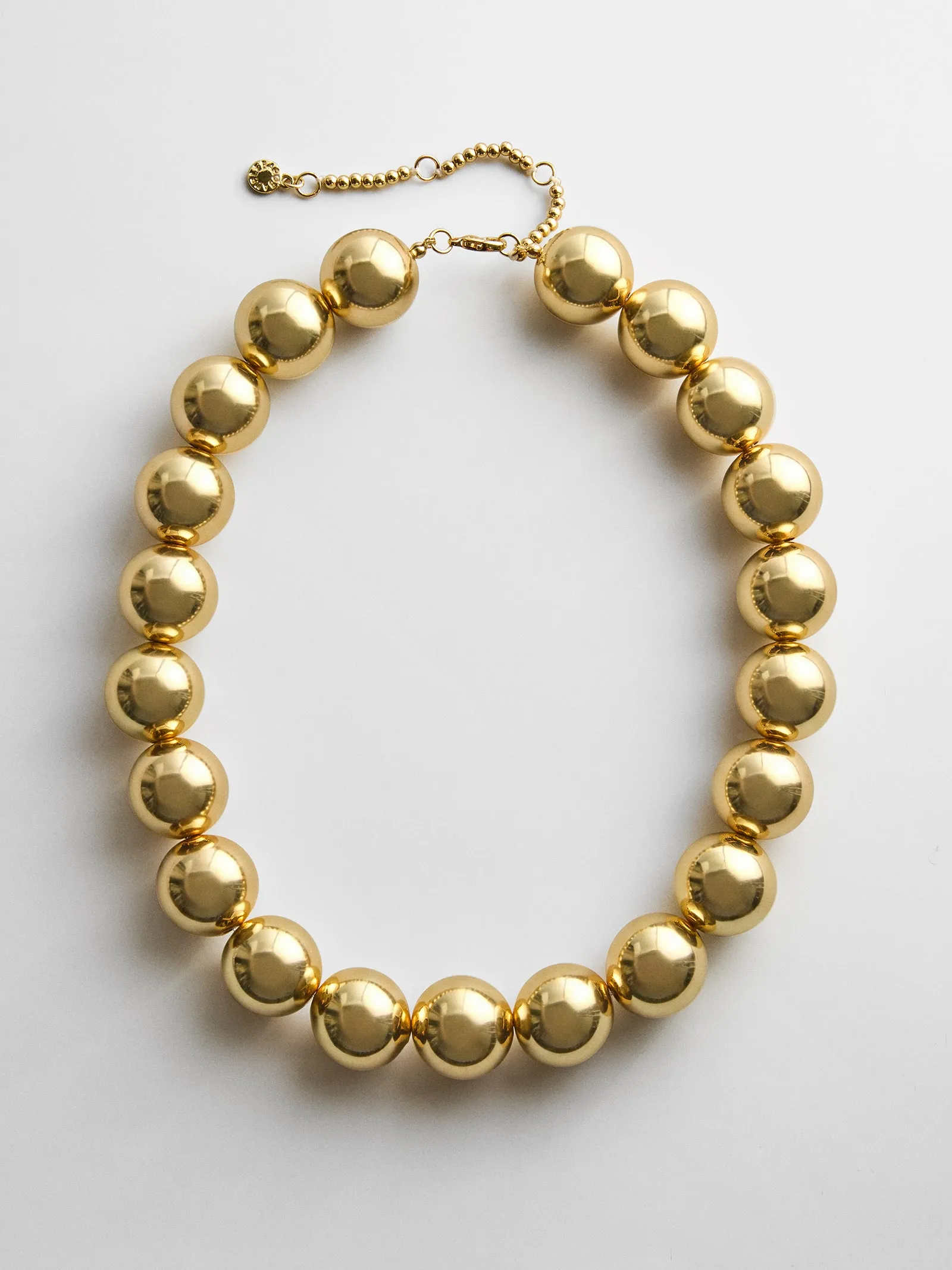 Jane Beaded Necklace - Gold sold by BaubleBar