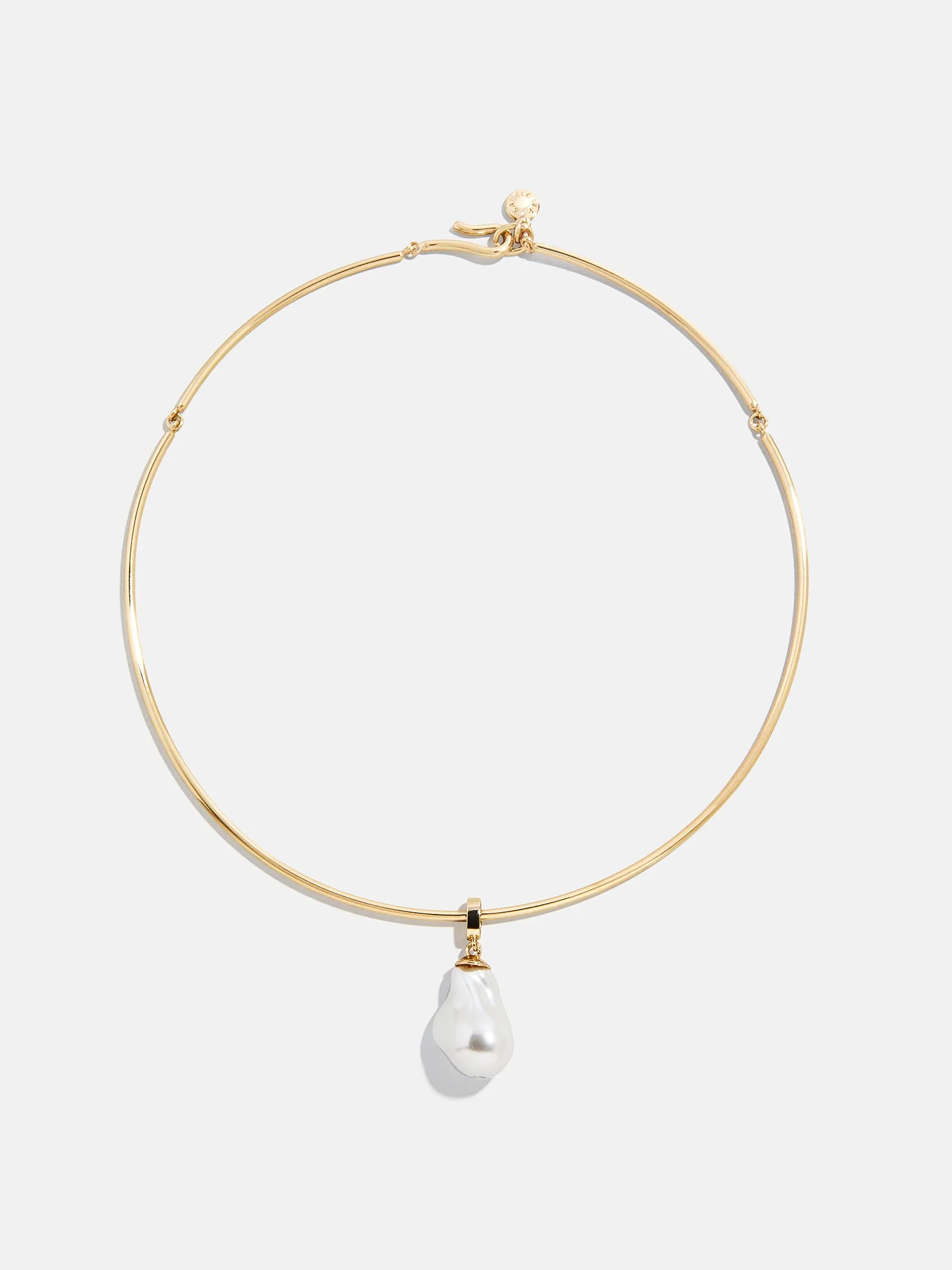 Teagan Pearl Collar Necklace - Gold/Pearl sold by BaubleBar