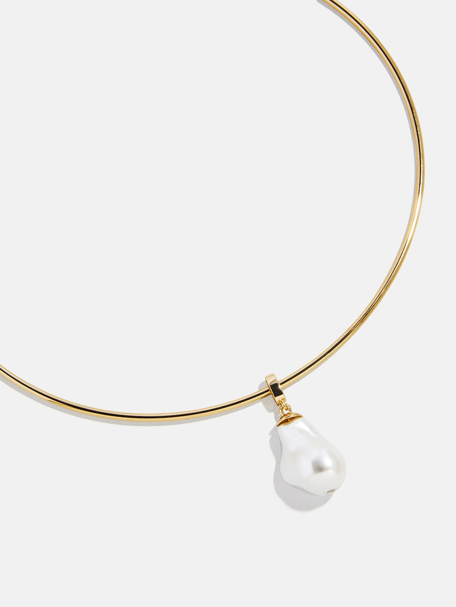 Teagan Pearl Collar Necklace - Gold/Pearl sold by BaubleBar product image thumbnail 3