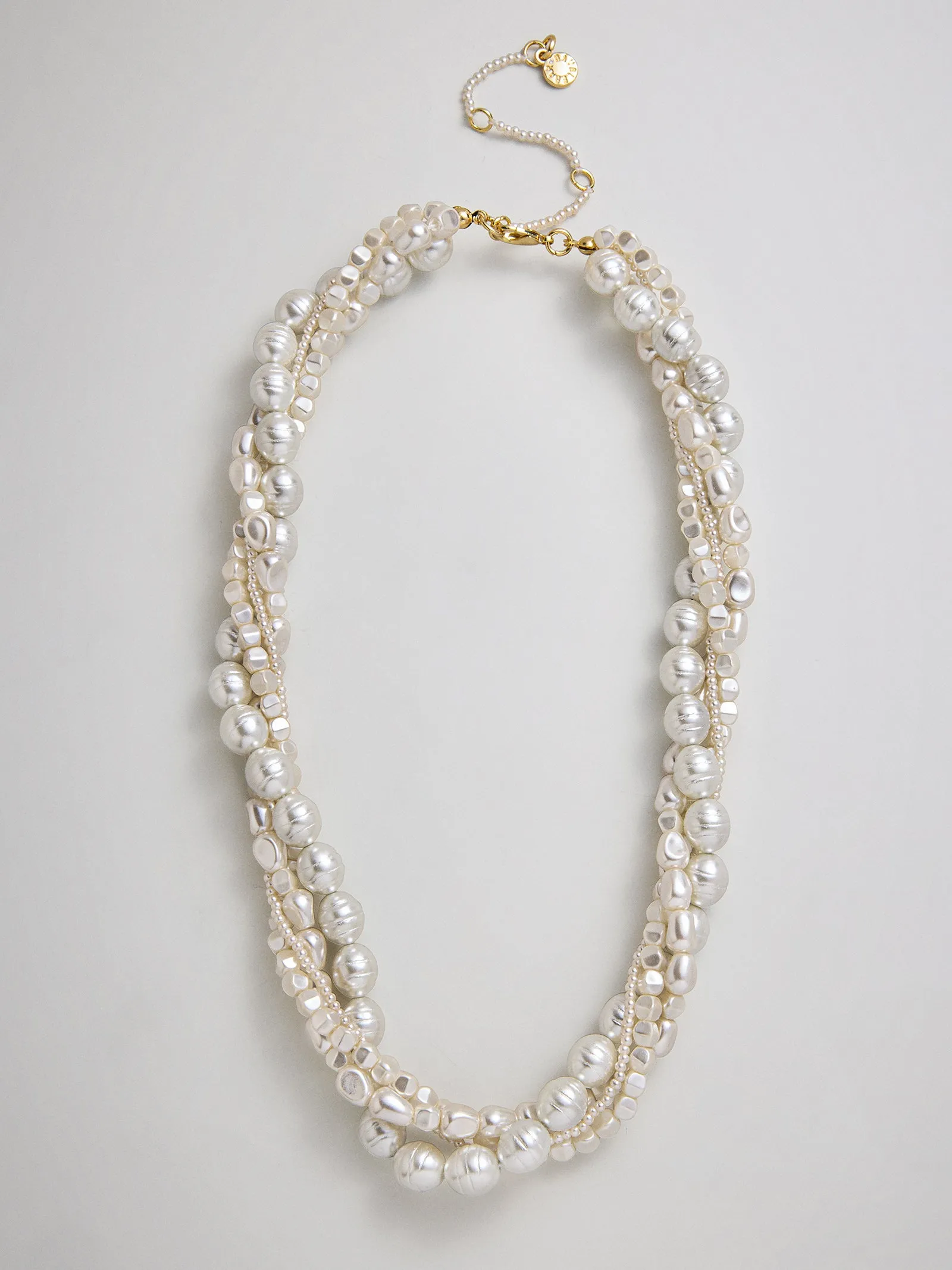 Adeline Pearl Layered Collar Necklace - Adeline Pearl Layered Collar Necklace sold by BaubleBar