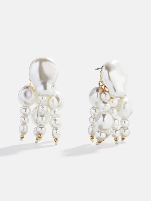 Adeline Statement Pearl Earrings - Pearl sold by BaubleBar