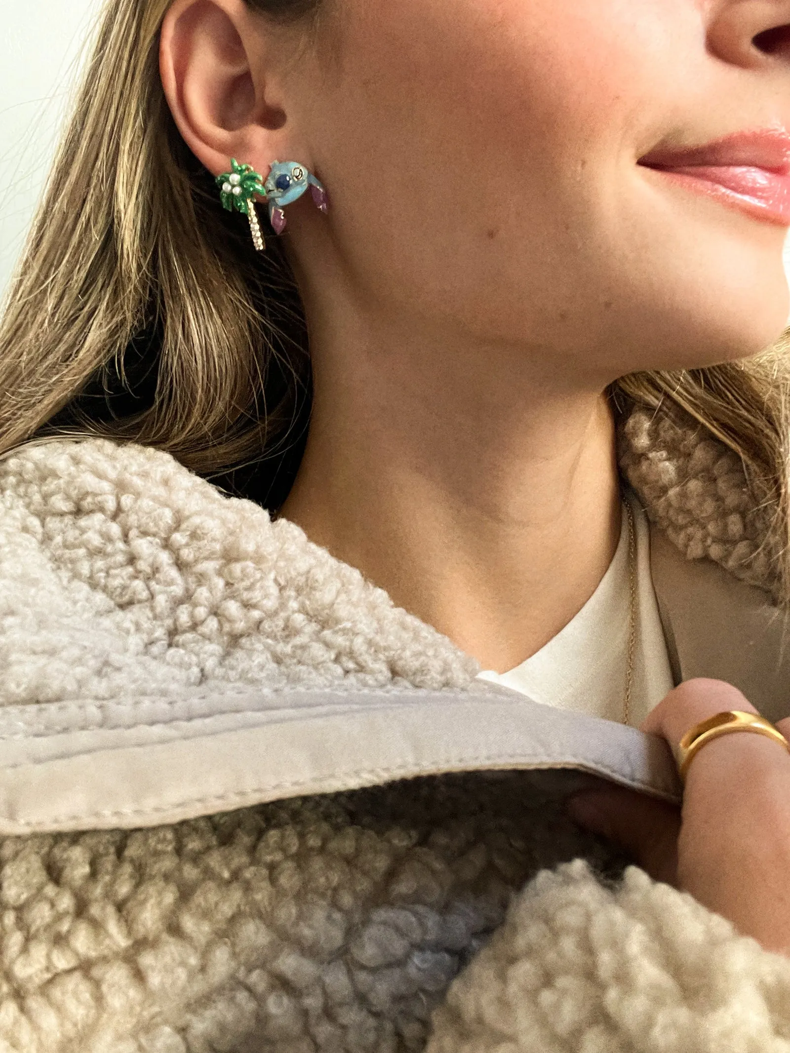 Disney Lilo & Stitch Dynamic Duo Earring Set - Disney Stitch sold by BaubleBar product image thumbnail 3