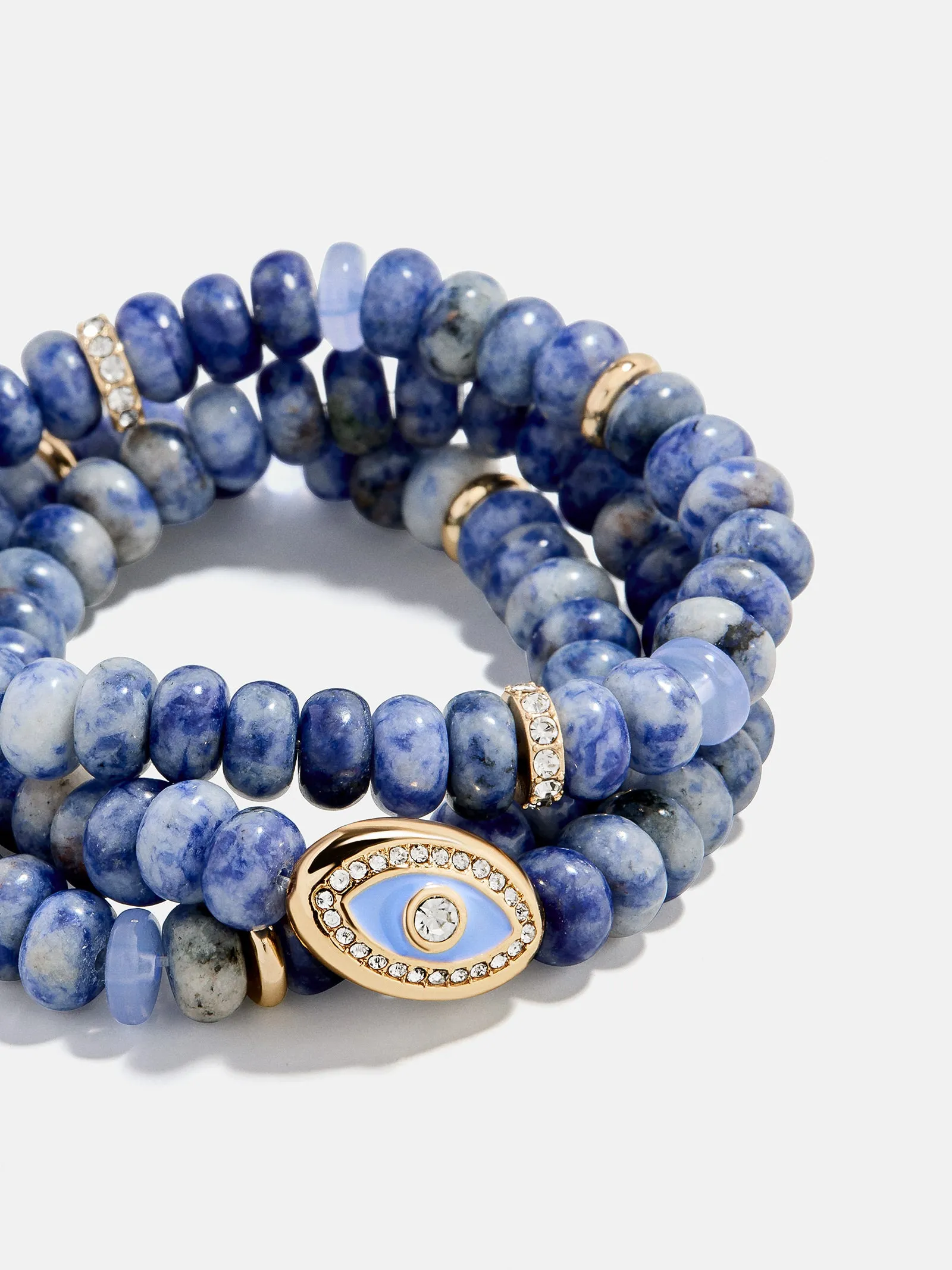 Energy Aligned Evil Eye Bracelet Set - Blue sold by BaubleBar product image thumbnail 3