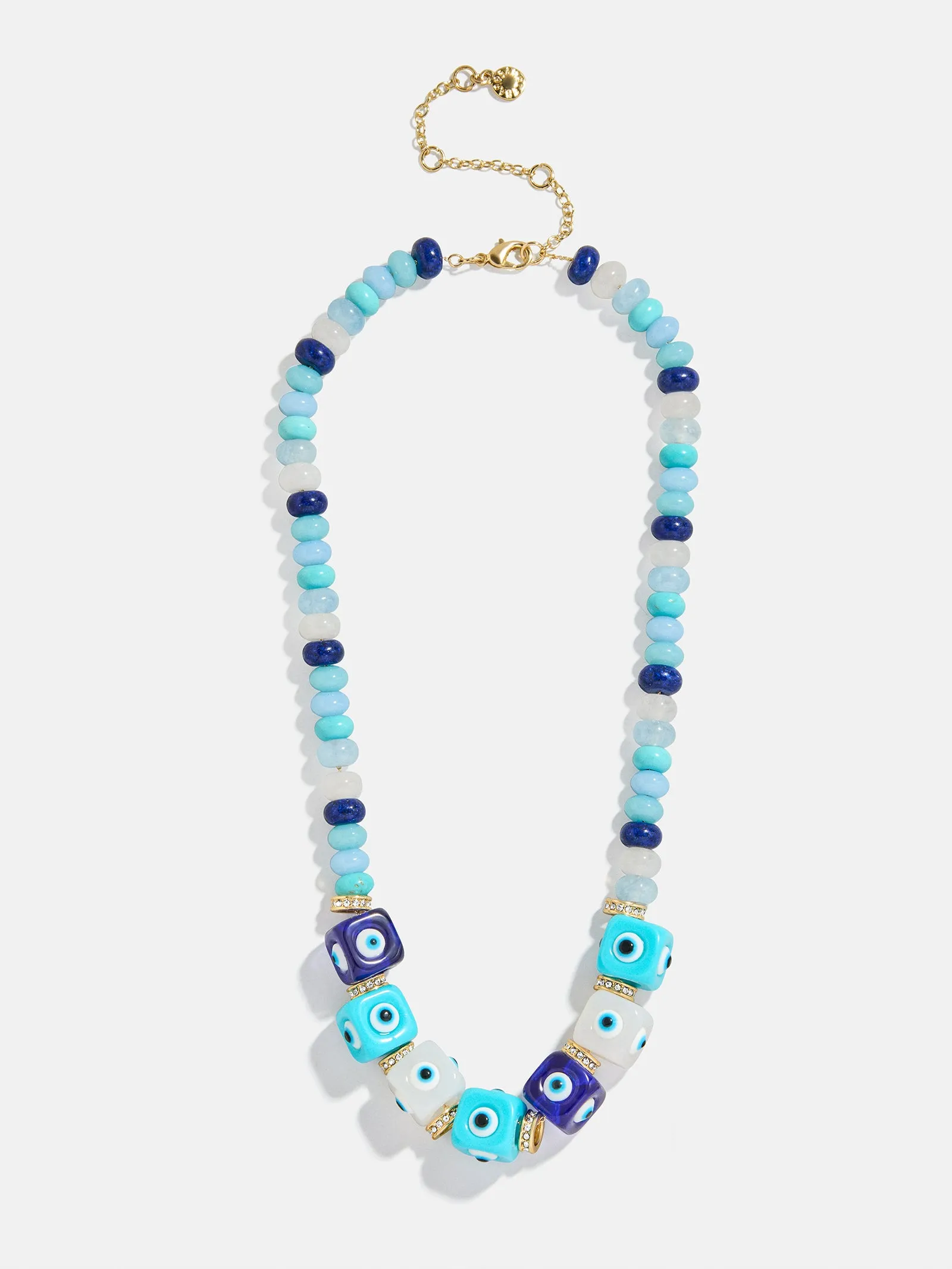 Ojo Semi-Precious Evil Eye Necklace - Blue Multi sold by BaubleBar product image thumbnail 3
