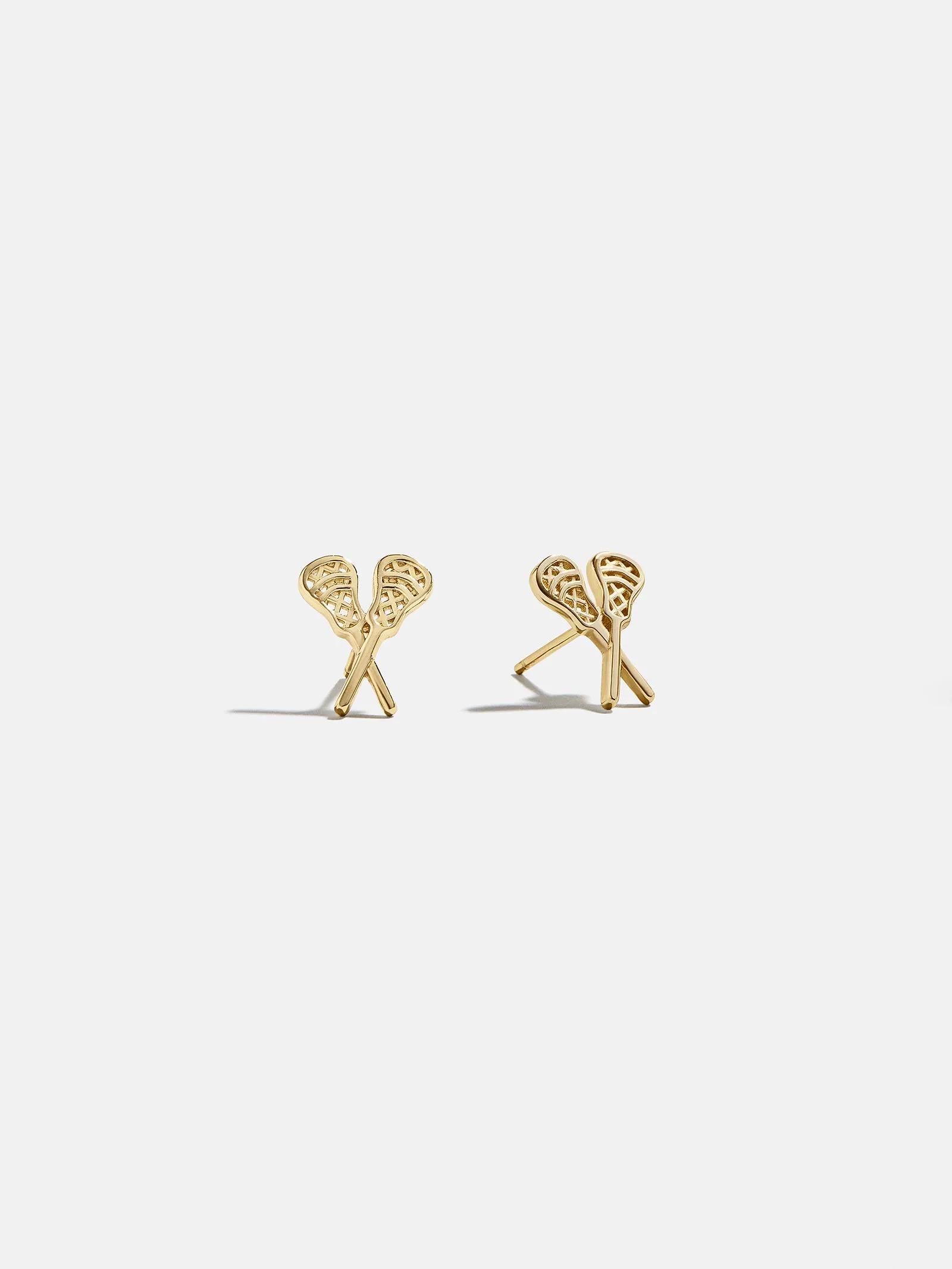 14K Gold Sports Delicate Stud - Lacrosse sold by BaubleBar