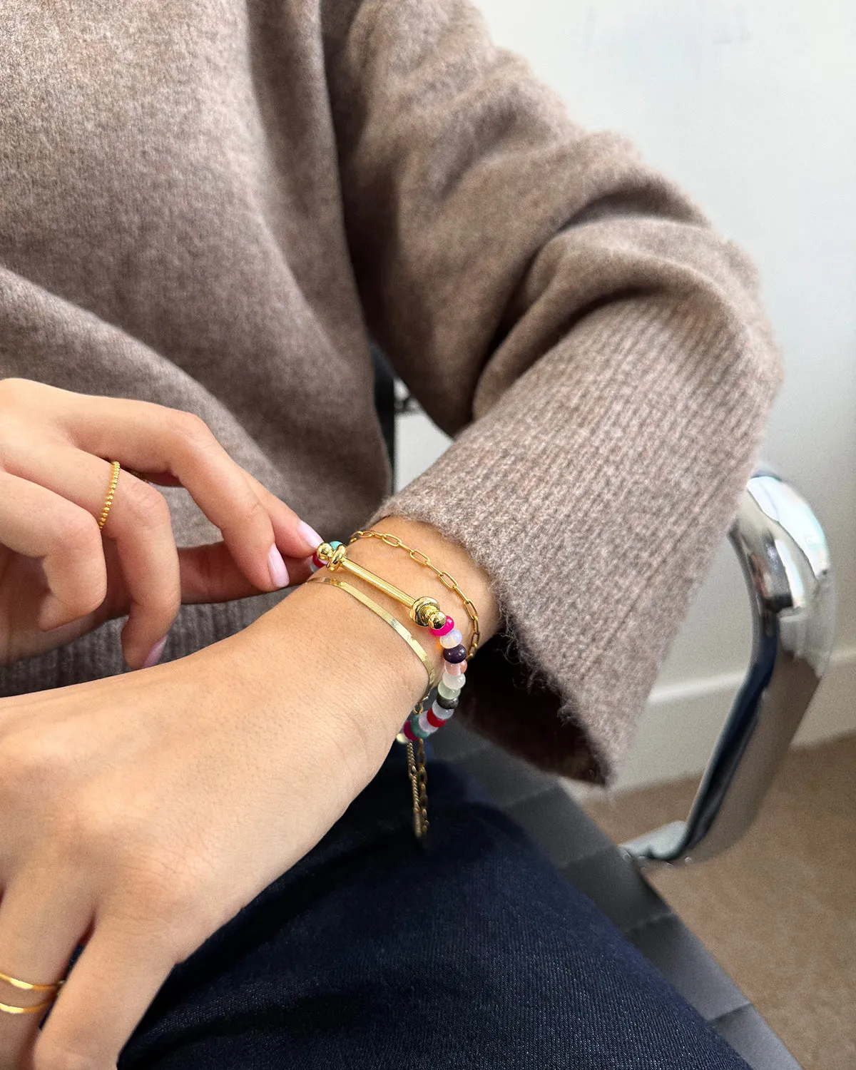 Eileen Beaded Bracelet - Multi sold by BaubleBar product image thumbnail 2