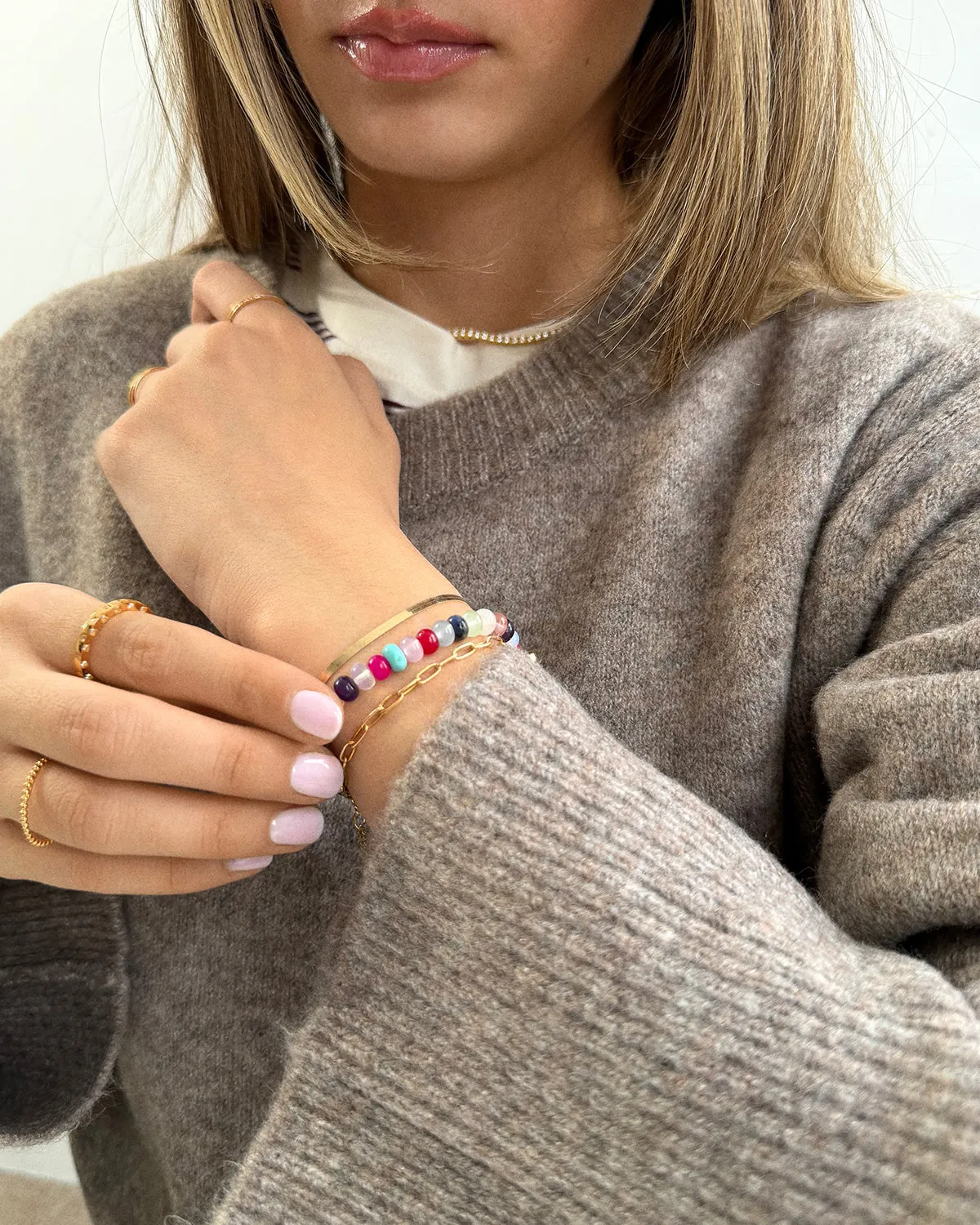 Eileen Beaded Bracelet - Multi sold by BaubleBar product image thumbnail 3