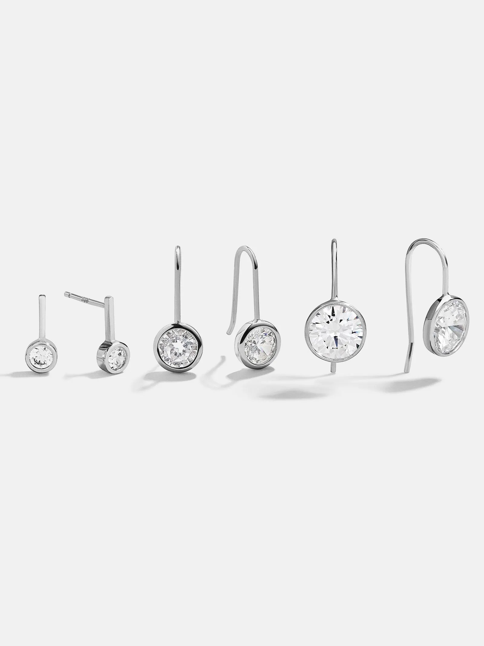 Fallon Sterling Silver Earring Set - Silver sold by BaubleBar