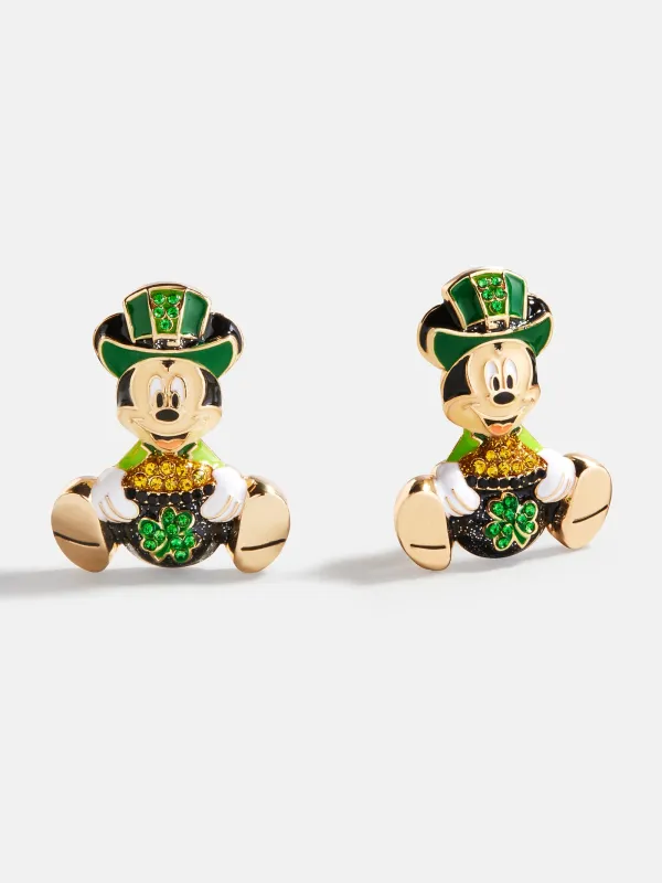 Disney Mickey Mouse St. Patrick’s Day Earrings - Mickey Mouse sold by BaubleBar
