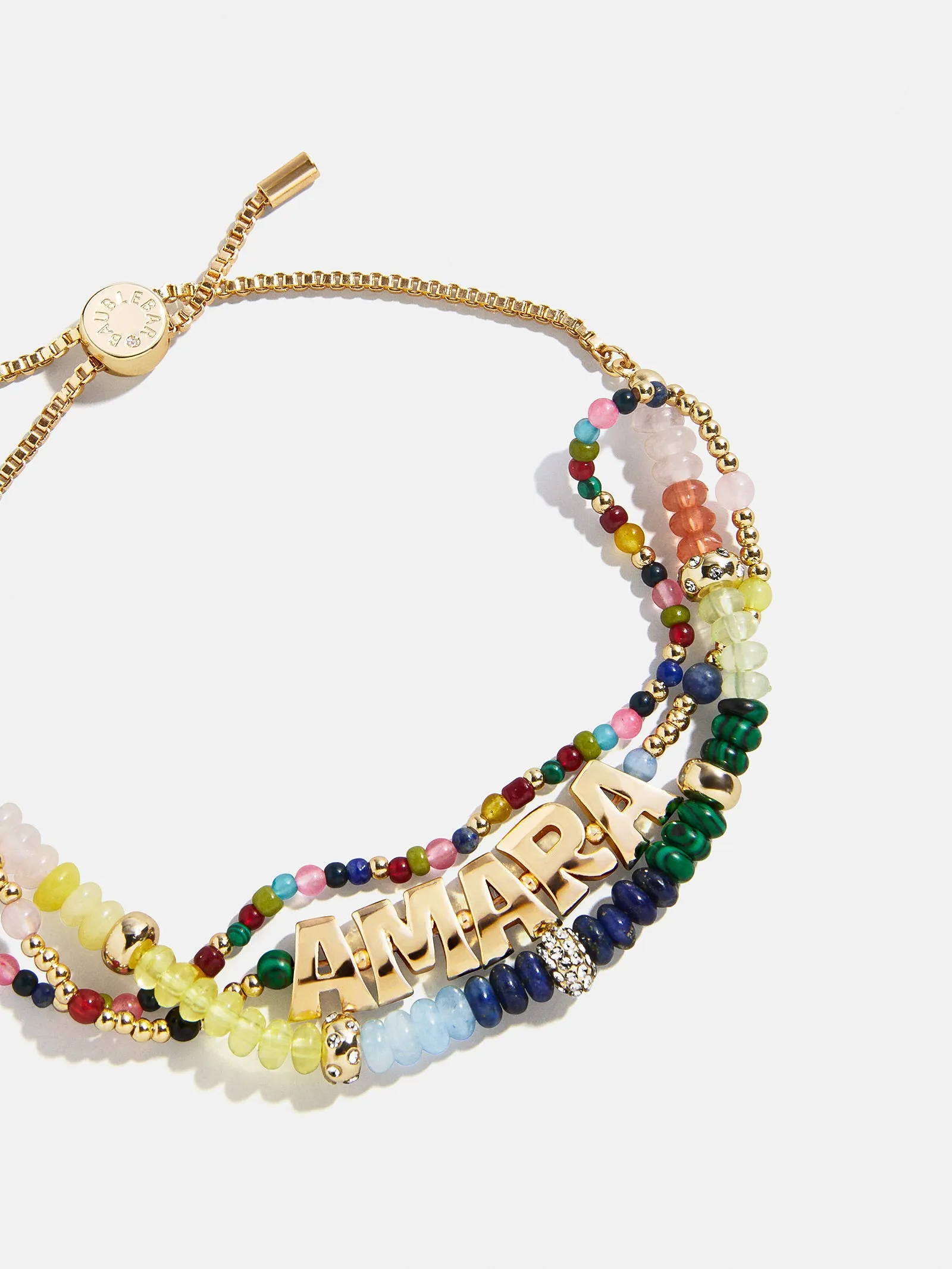 Rowan Semi-Precious Custom Layered Bracelet - Barcelona sold by BaubleBar