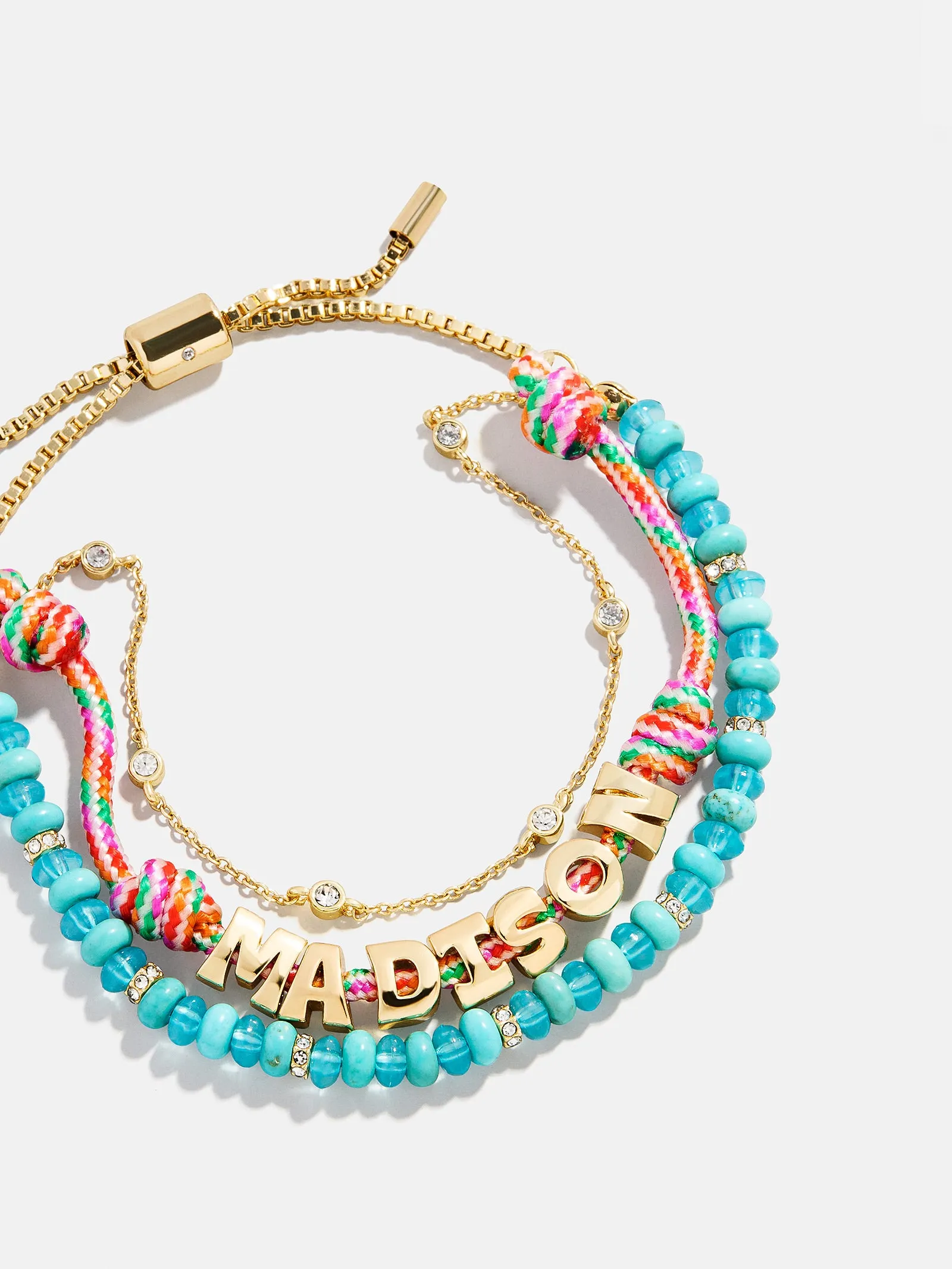 Rowan Semi-Precious Custom Layered Bracelet - Bora Bora sold by BaubleBar product image thumbnail 3