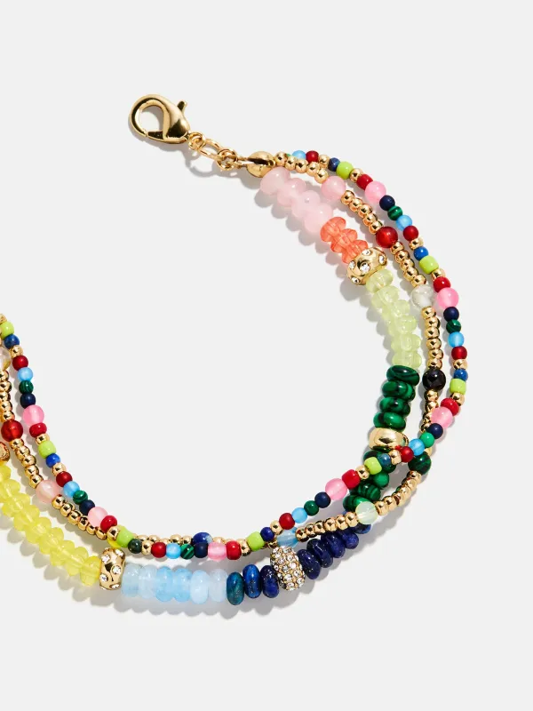 Rowan Semi-Precious Layered Bracelet - Barcelona sold by BaubleBar