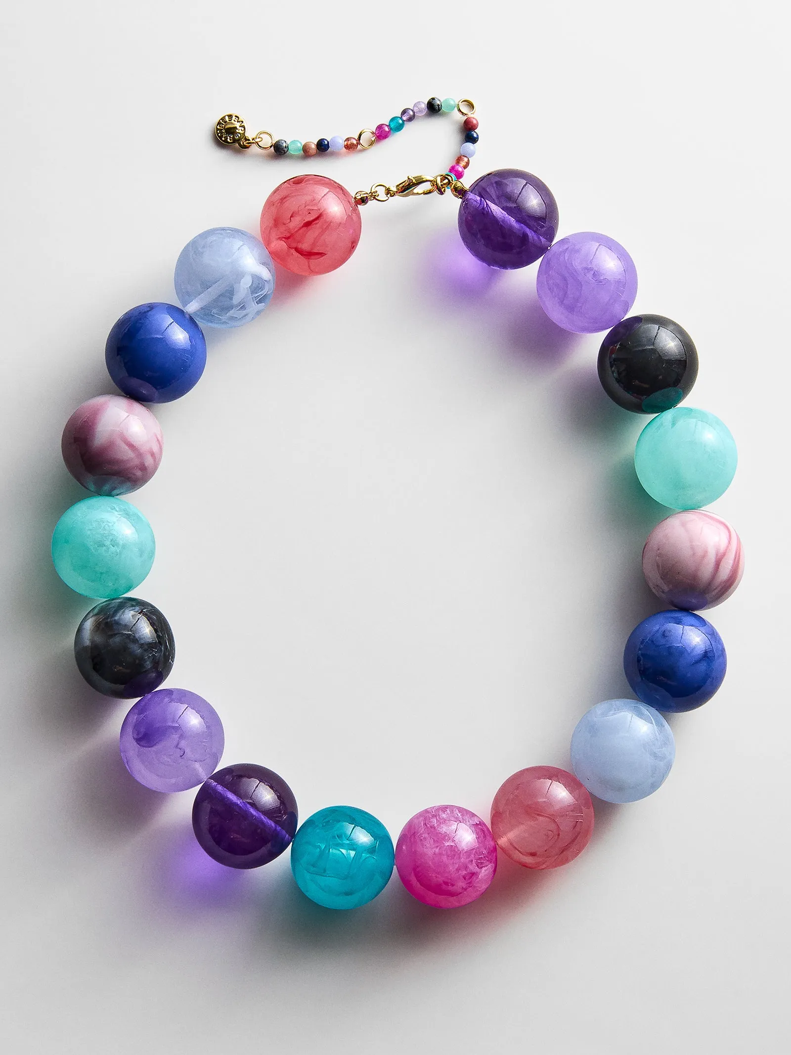 Jane Beaded Necklace - Muted Multi sold by BaubleBar