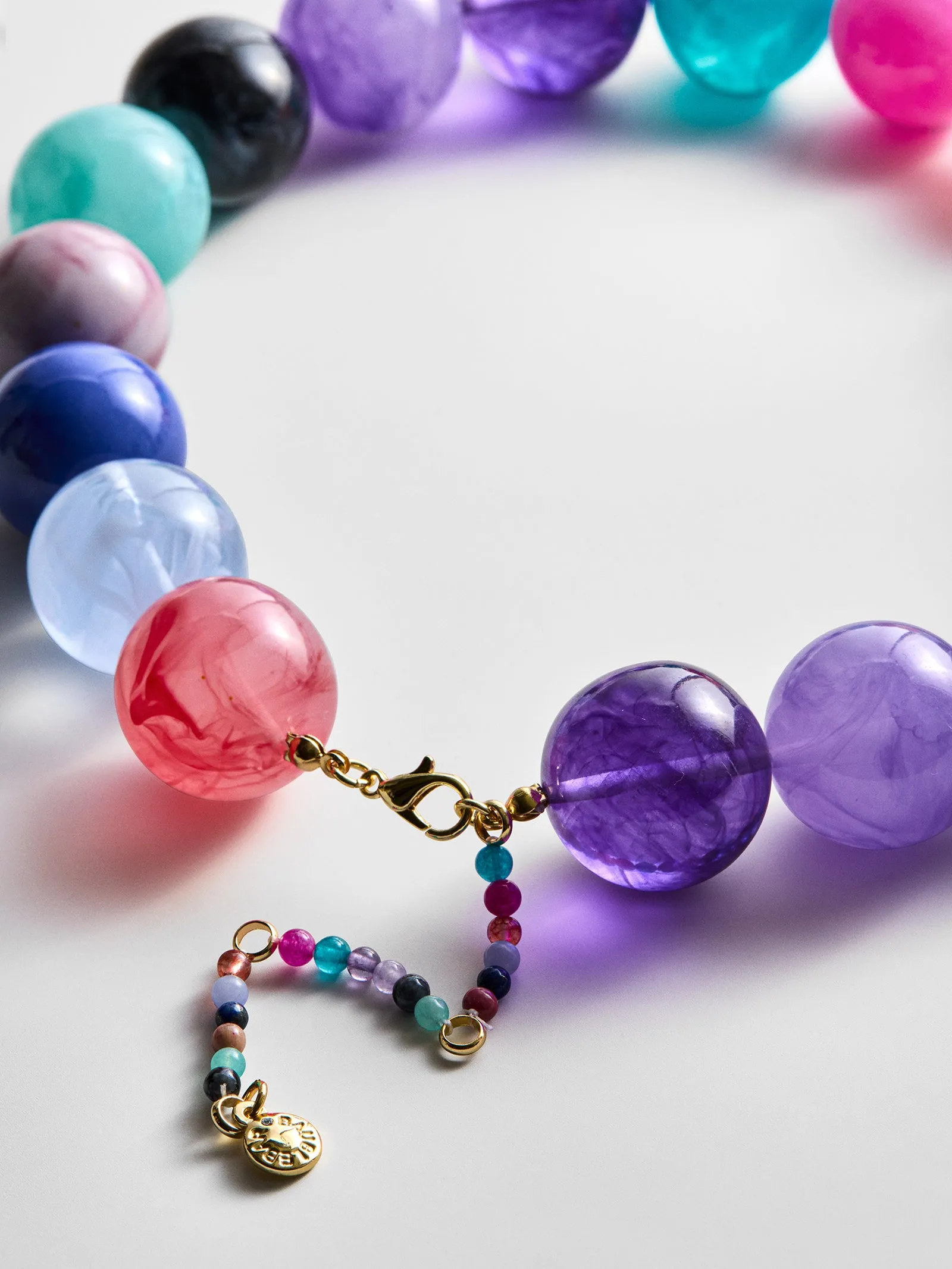 Jane Beaded Necklace - Muted Multi sold by BaubleBar product image thumbnail 4