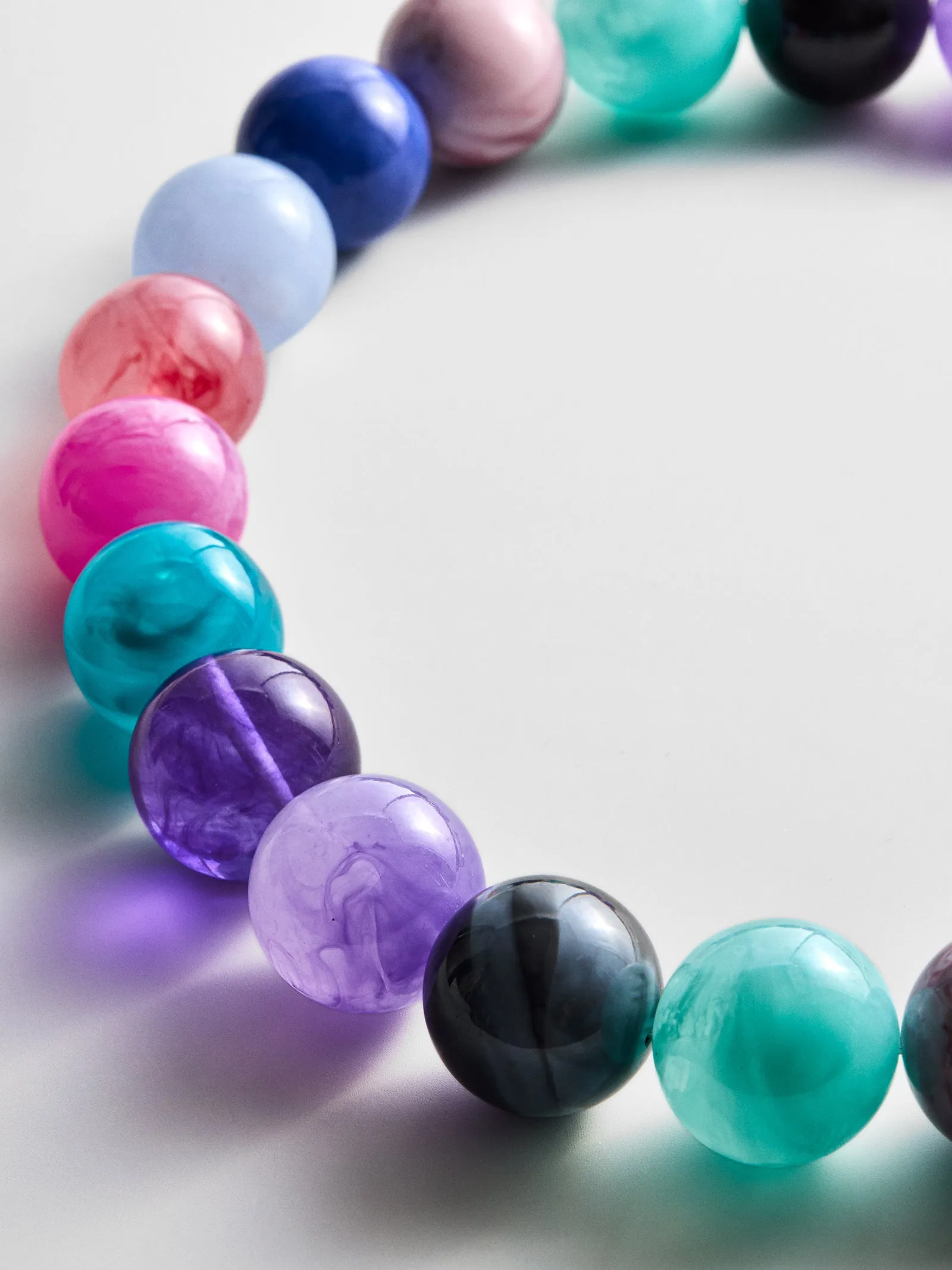 Jane Beaded Necklace - Muted Multi sold by BaubleBar product image thumbnail 3