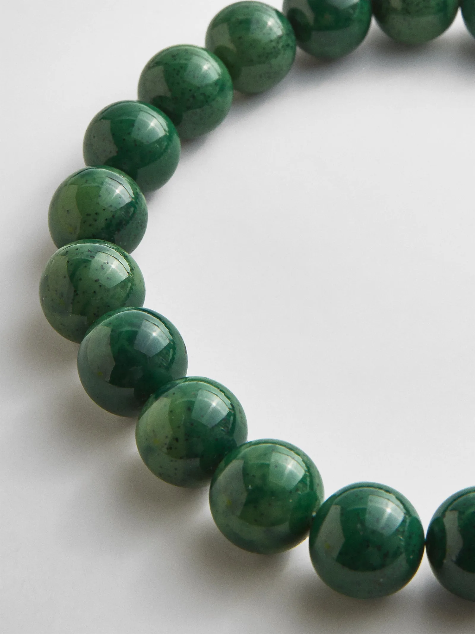 Jane Beaded Necklace - Smoky Malachite sold by BaubleBar product image thumbnail 3