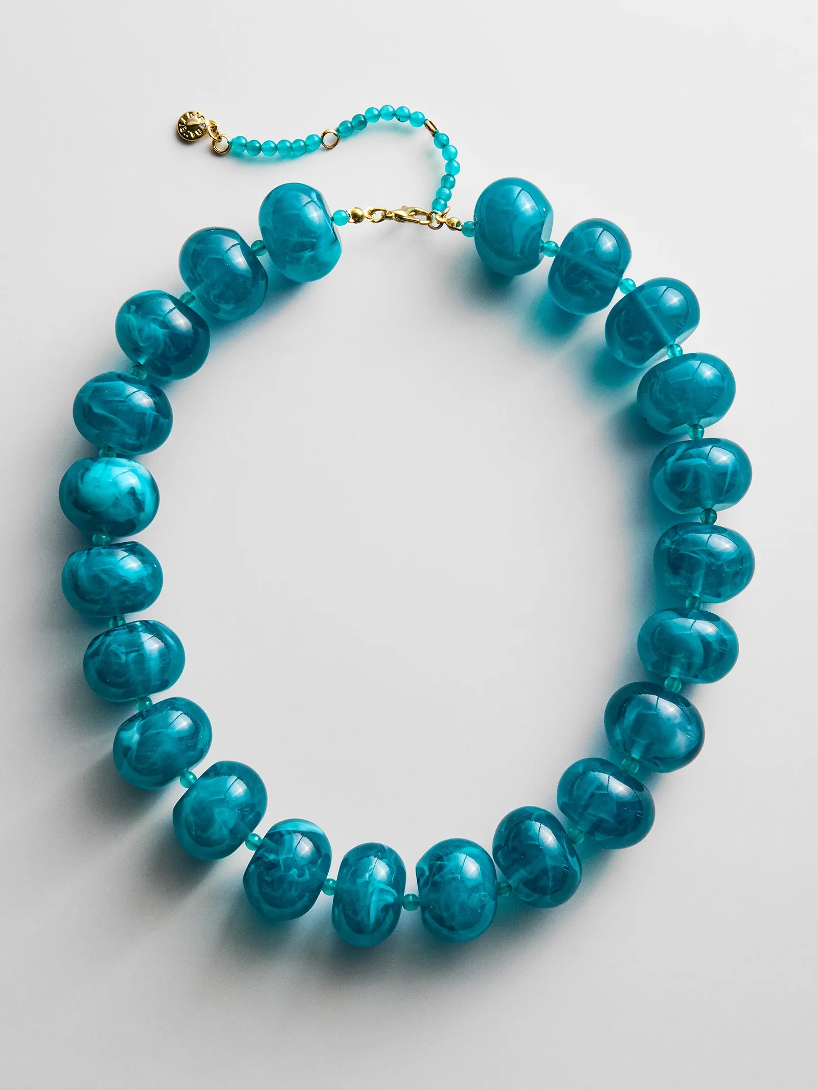 Joan Semi-Precious Necklace - Blue Chrysocolla sold by BaubleBar