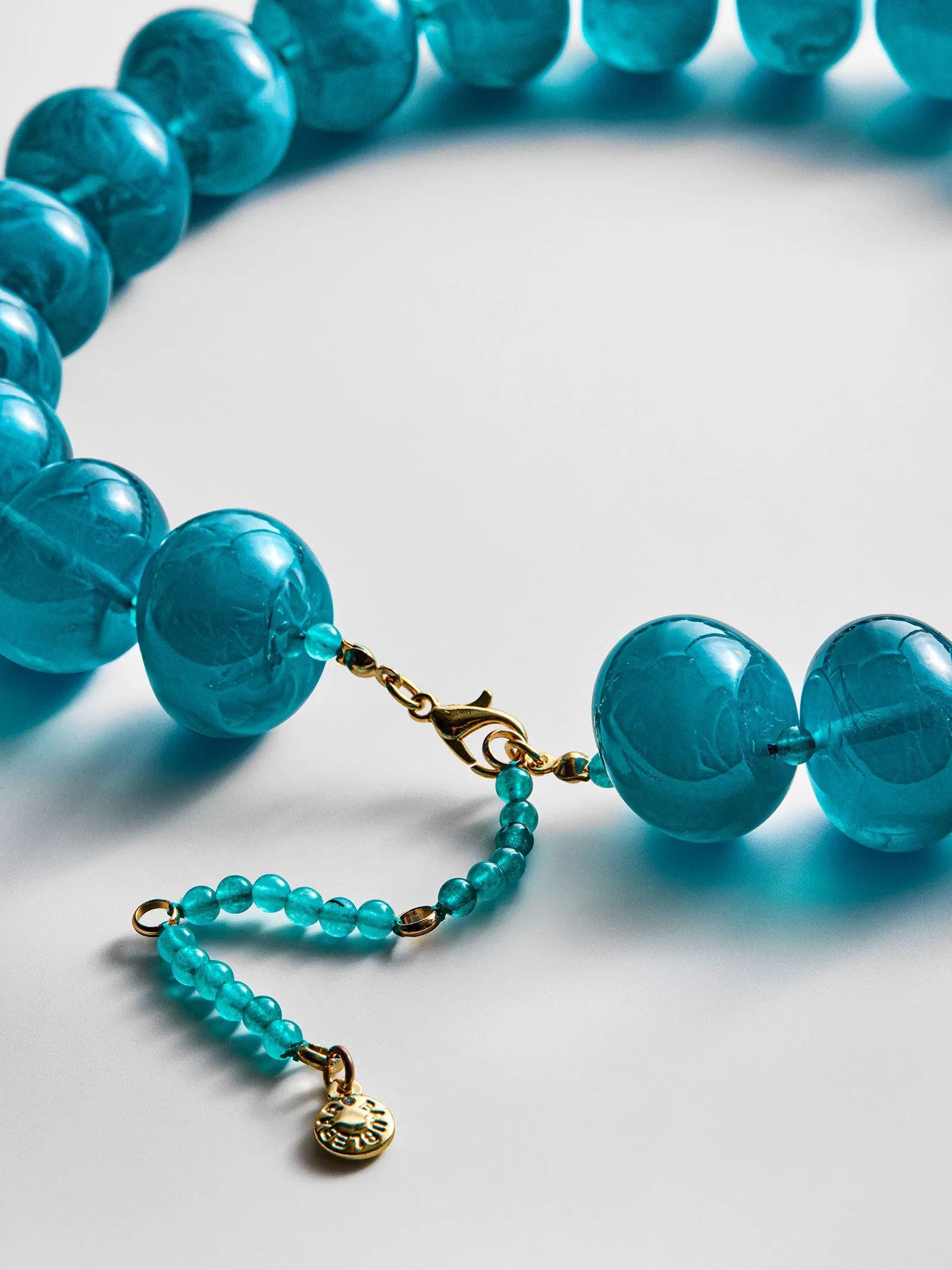 Joan Semi-Precious Necklace - Blue Chrysocolla sold by BaubleBar product image thumbnail 3
