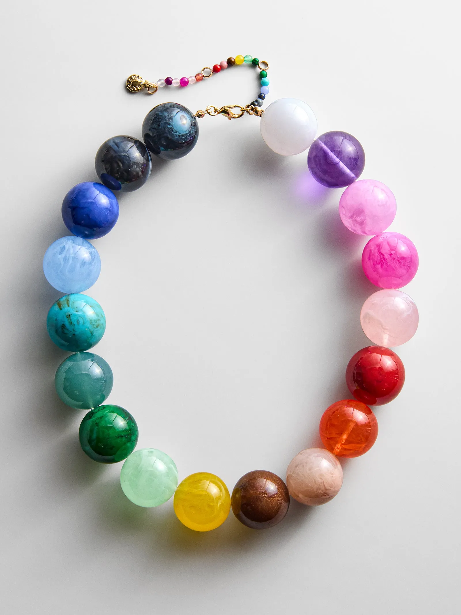 Jane Beaded Necklace - Rainbow sold by BaubleBar