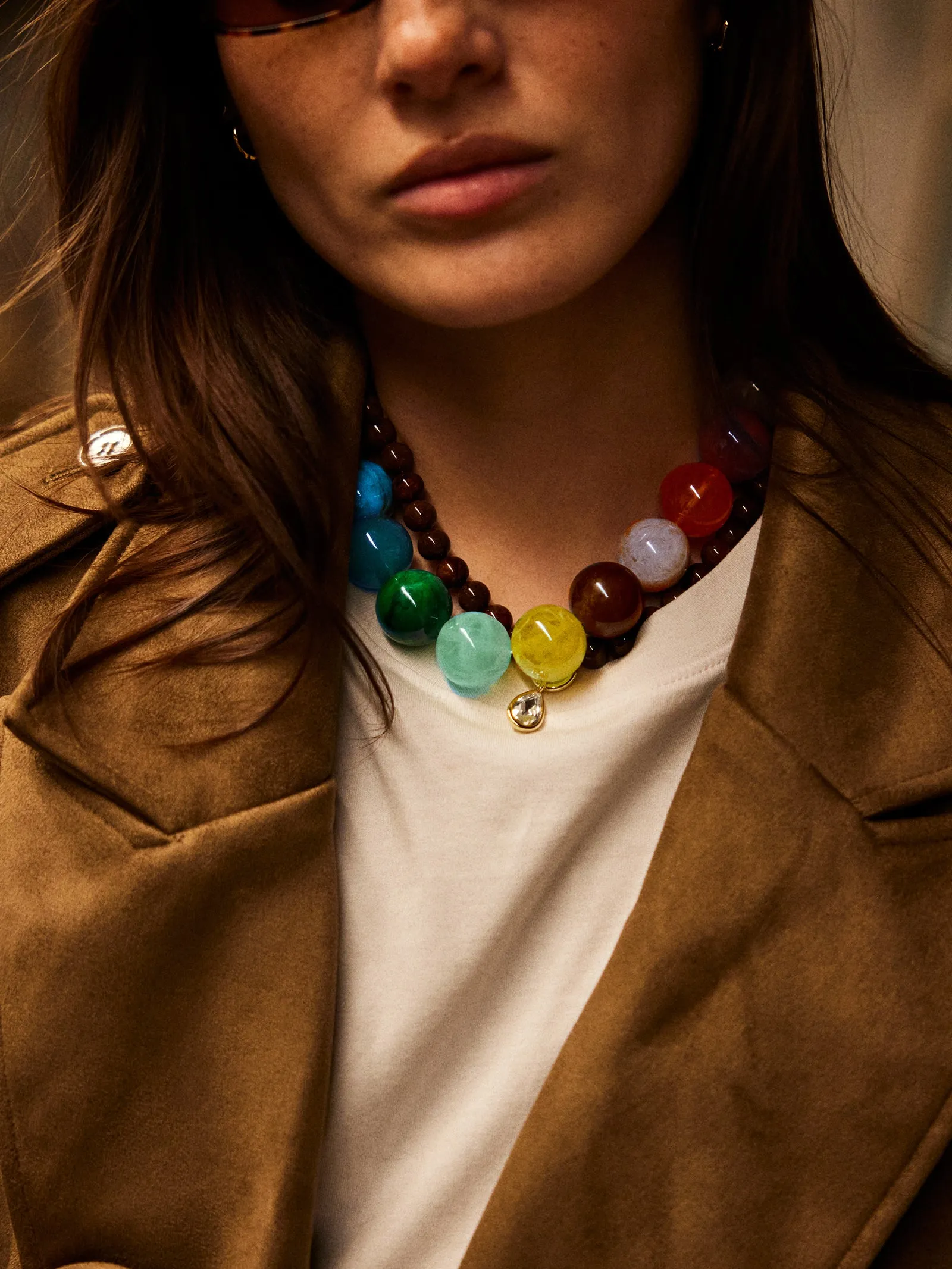 Jane Beaded Necklace - Rainbow sold by BaubleBar product image thumbnail 2