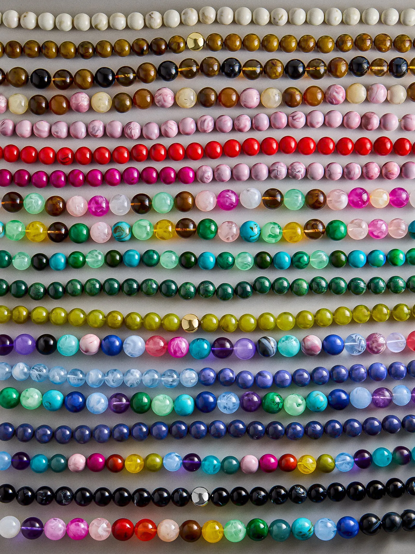 Jane Beaded Necklace - Rainbow sold by BaubleBar product image thumbnail 5