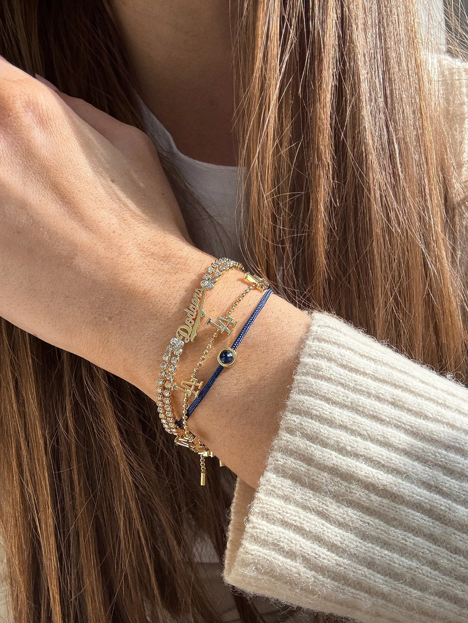 MLB Bracelet Set - Los Angeles Dodgers sold by BaubleBar product image thumbnail 2