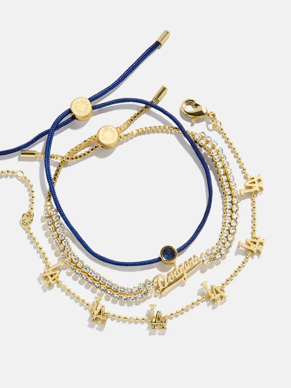 MLB Bracelet Set - Los Angeles Dodgers sold by BaubleBar