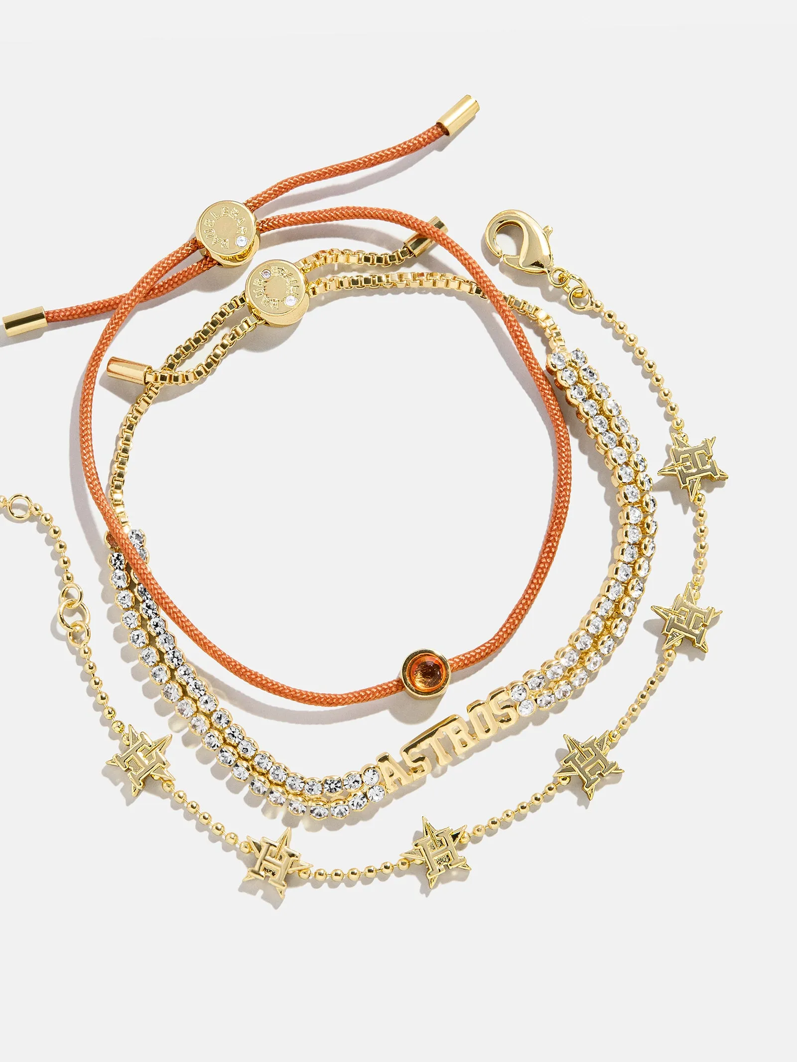 MLB Bracelet Set - Houston Astros sold by BaubleBar