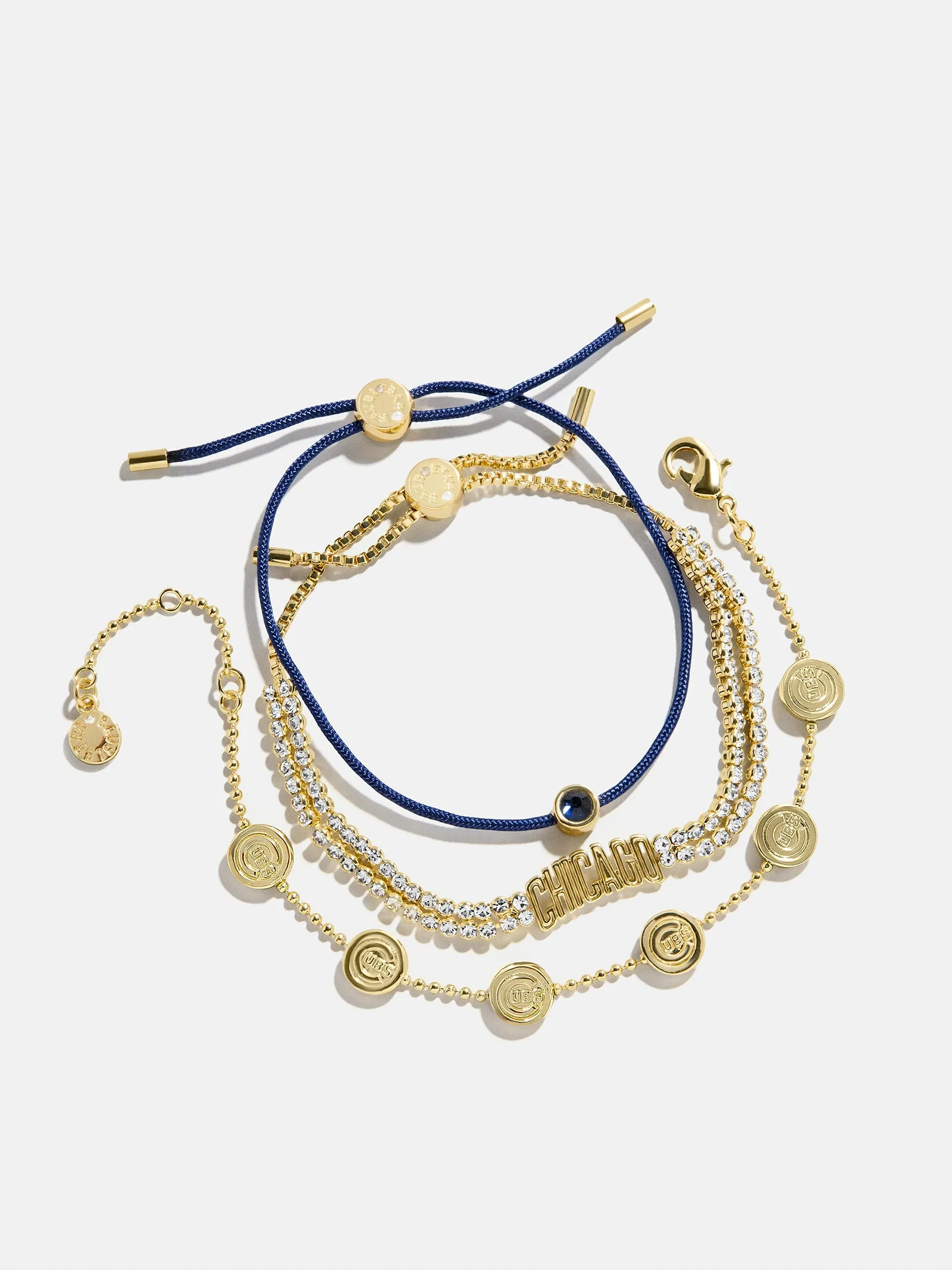 MLB Bracelet Set - Chicago Cubs sold by BaubleBar product image thumbnail 3