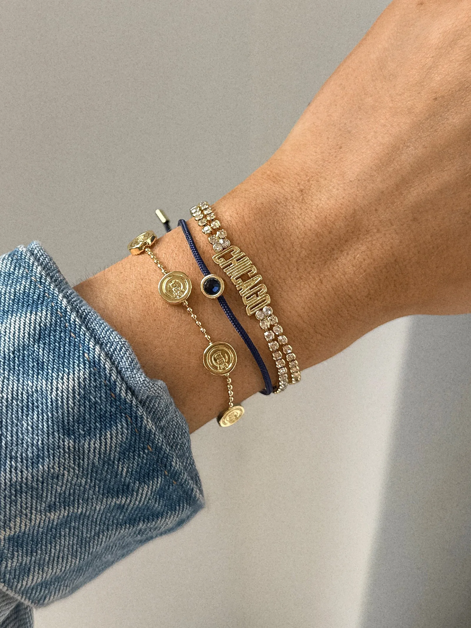 MLB Bracelet Set - Chicago Cubs sold by BaubleBar product image thumbnail 2