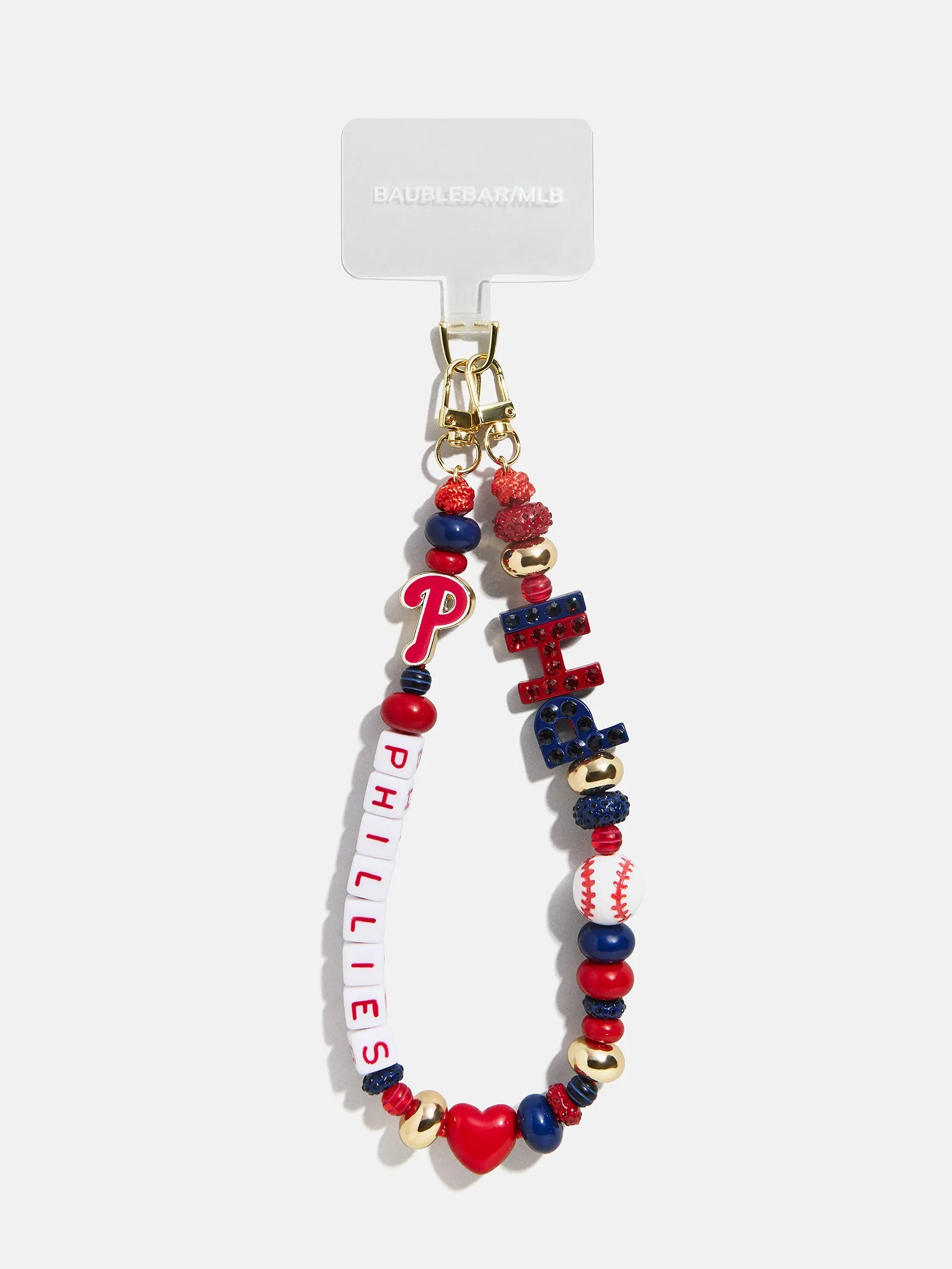 MLB Phone Charm - Philadelphia Phillies sold by BaubleBar