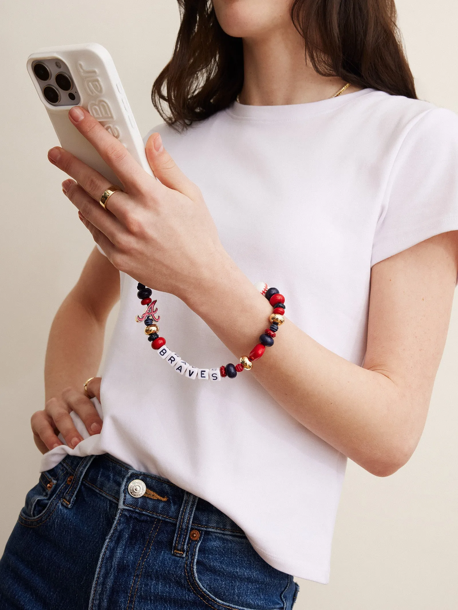 MLB Phone Charm - Atlanta Braves sold by BaubleBar product image thumbnail 2