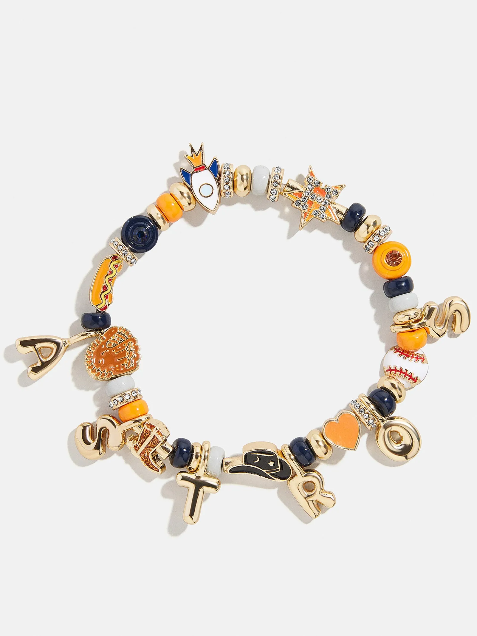 MLB Motif Beaded Bracelet - Houston Astros sold by BaubleBar