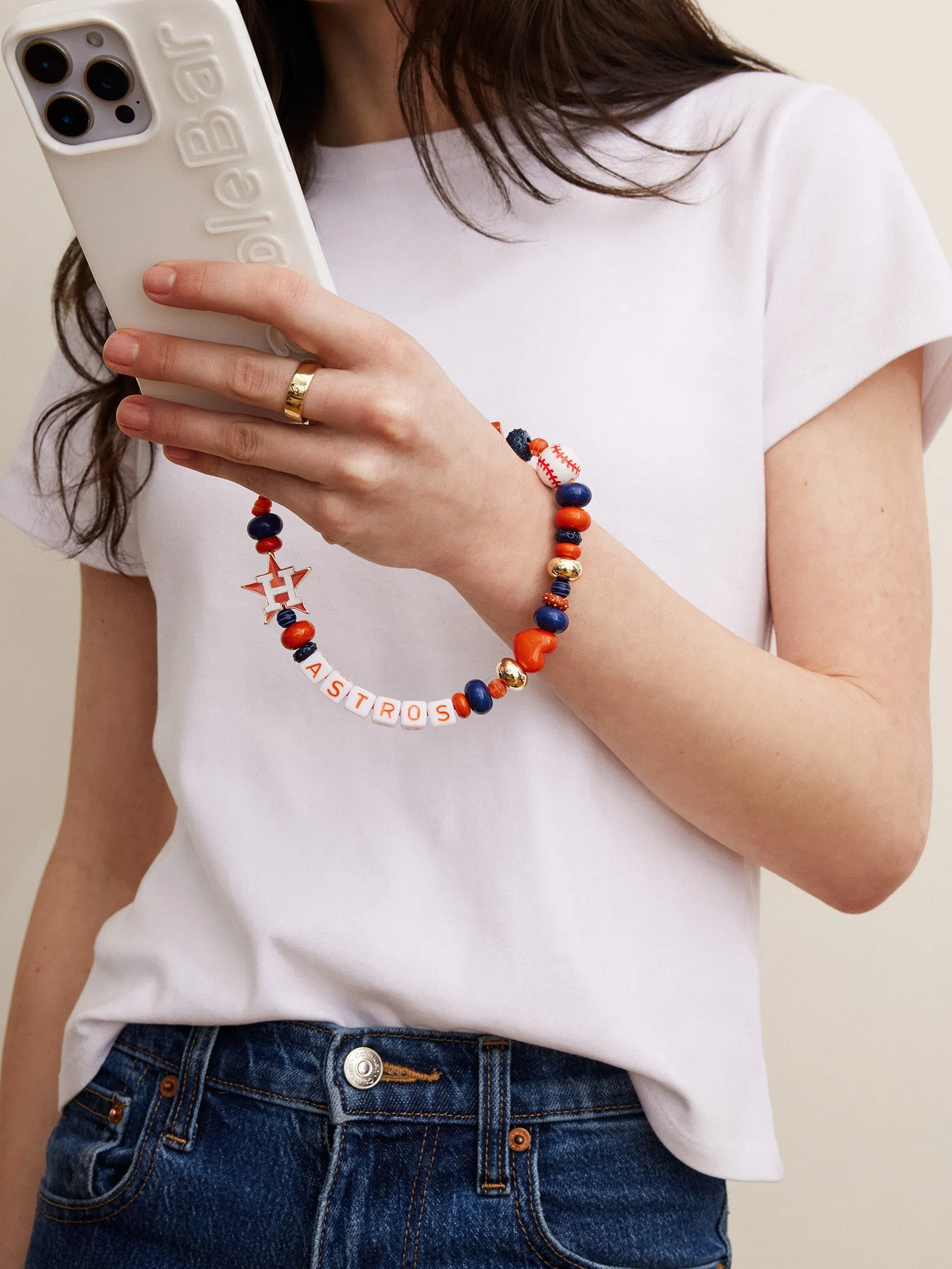 MLB Phone Charm - Houston Astros sold by BaubleBar product image thumbnail 2