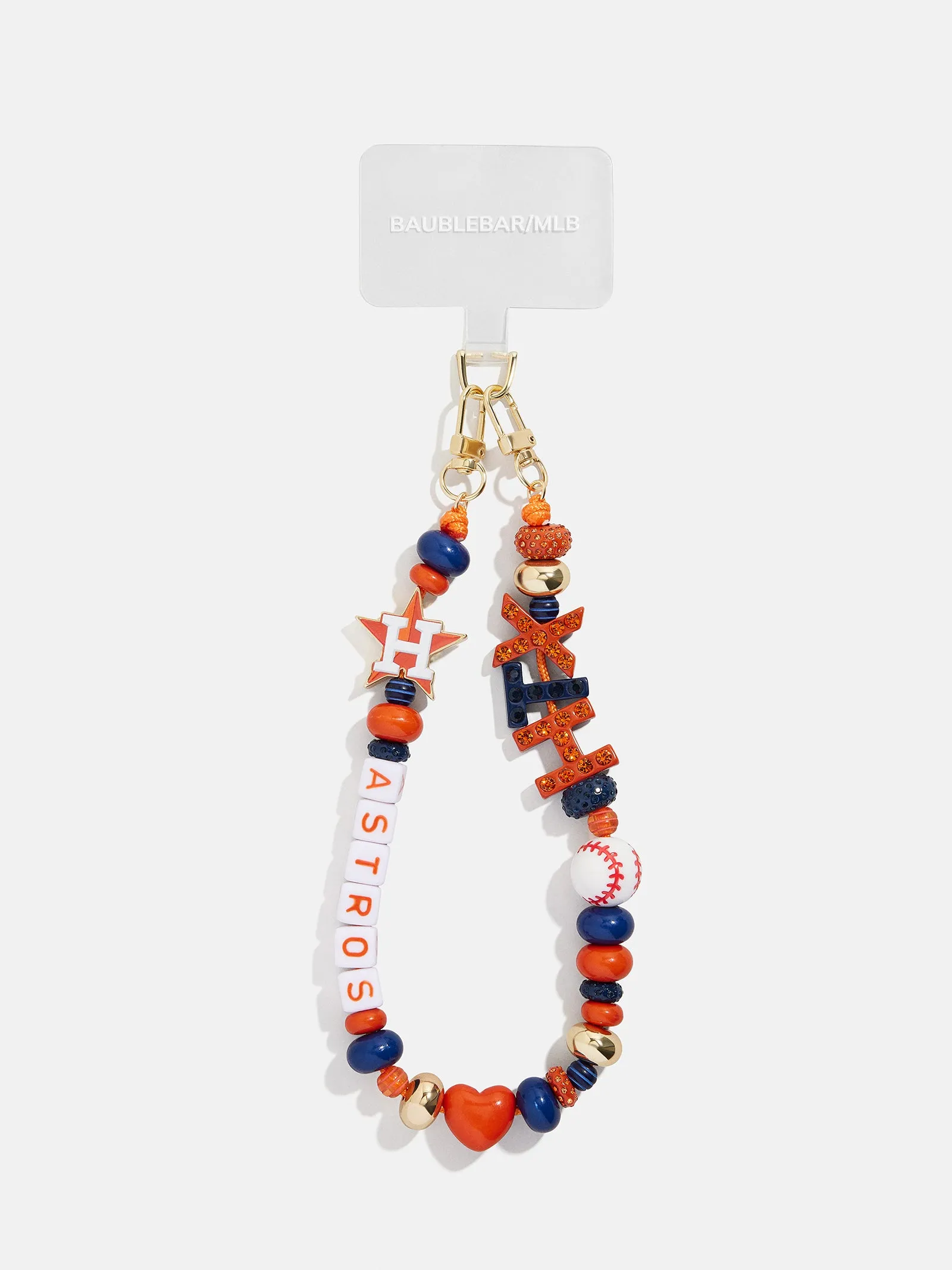 MLB Phone Charm - Houston Astros sold by BaubleBar