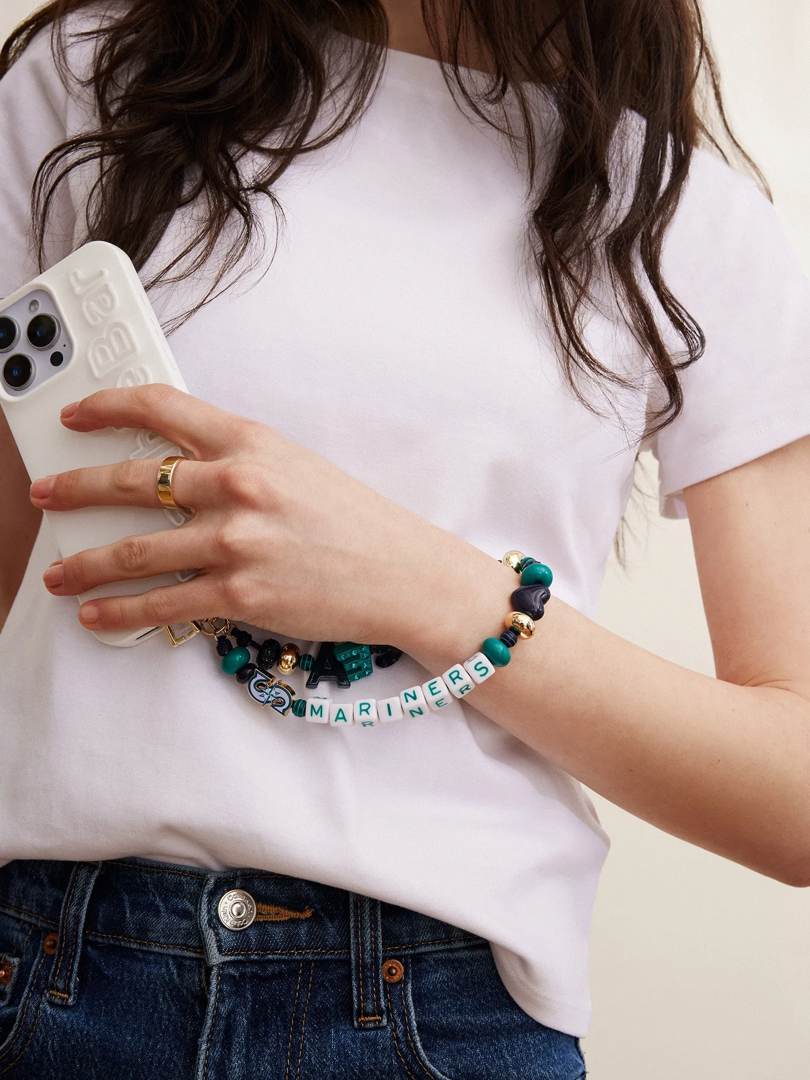 MLB Phone Charm - Seattle Mariners sold by BaubleBar product image thumbnail 2