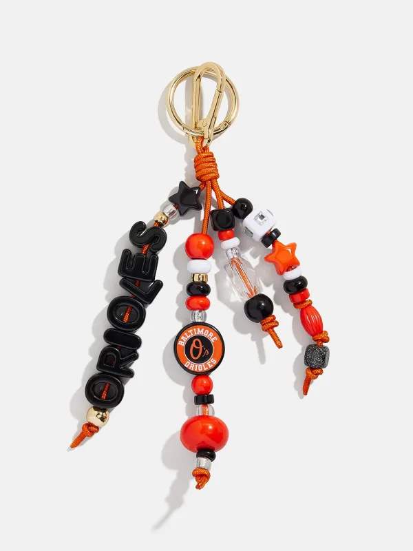 MLB Beaded Bag Charm - Baltimore Orioles made by BaubleBar