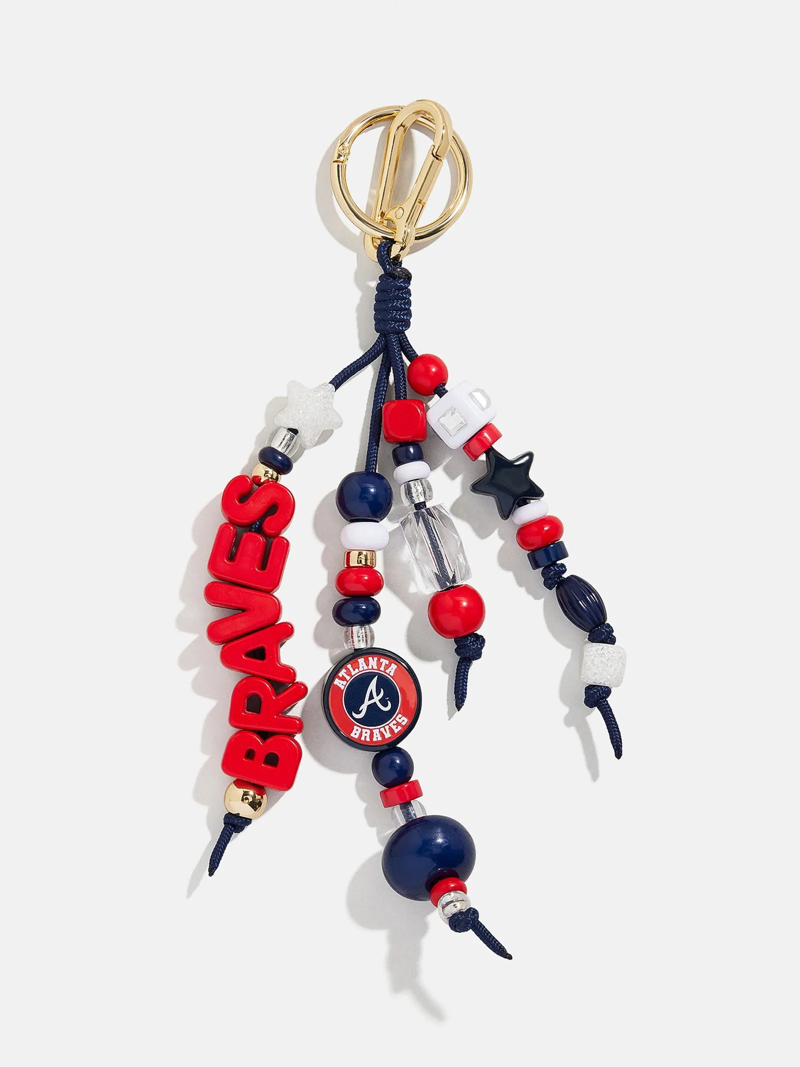MLB Beaded Bag Charm - Atlanta Braves sold by BaubleBar