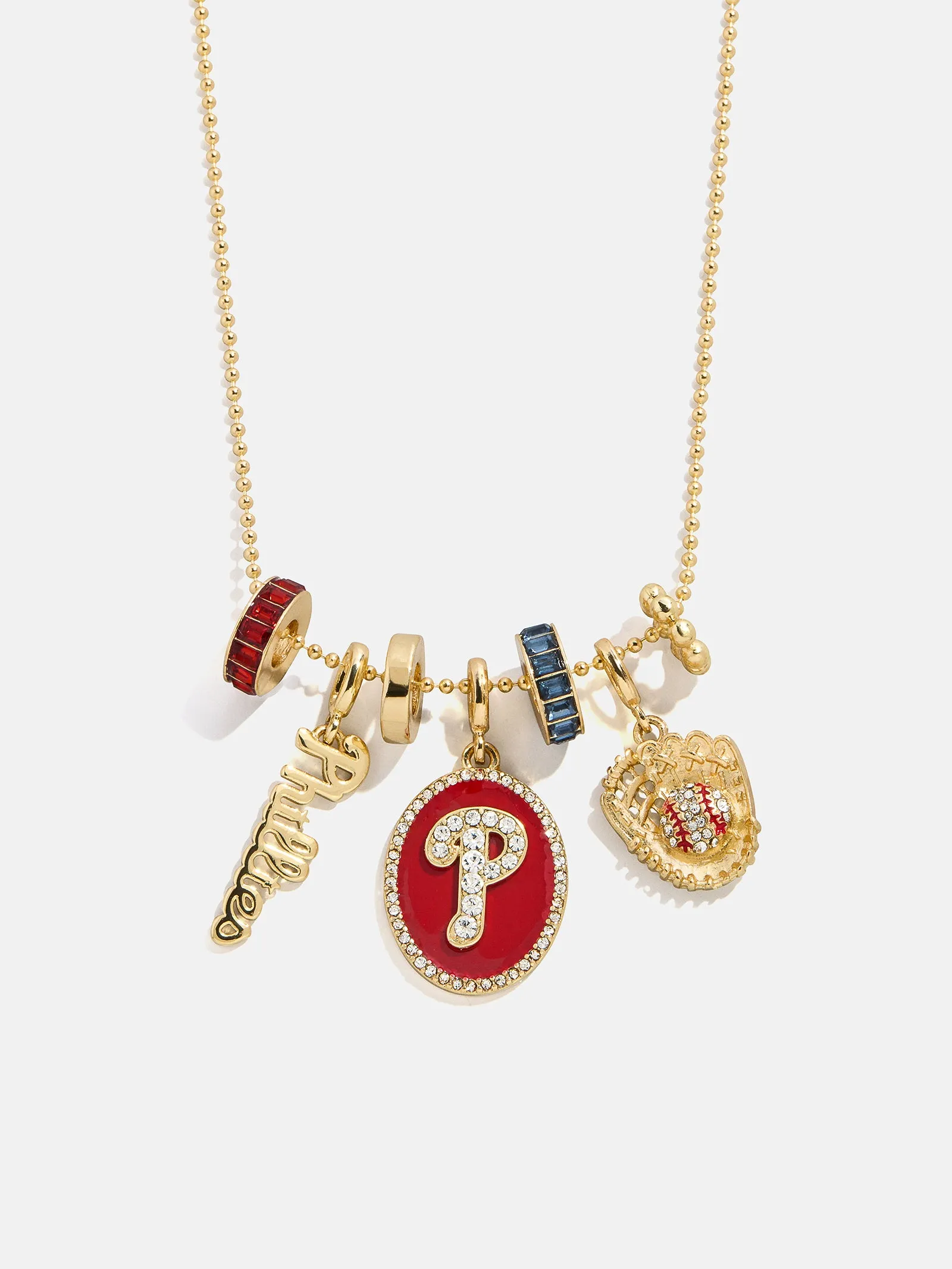 MLB Charm Necklace - Philadelphia Phillies sold by BaubleBar