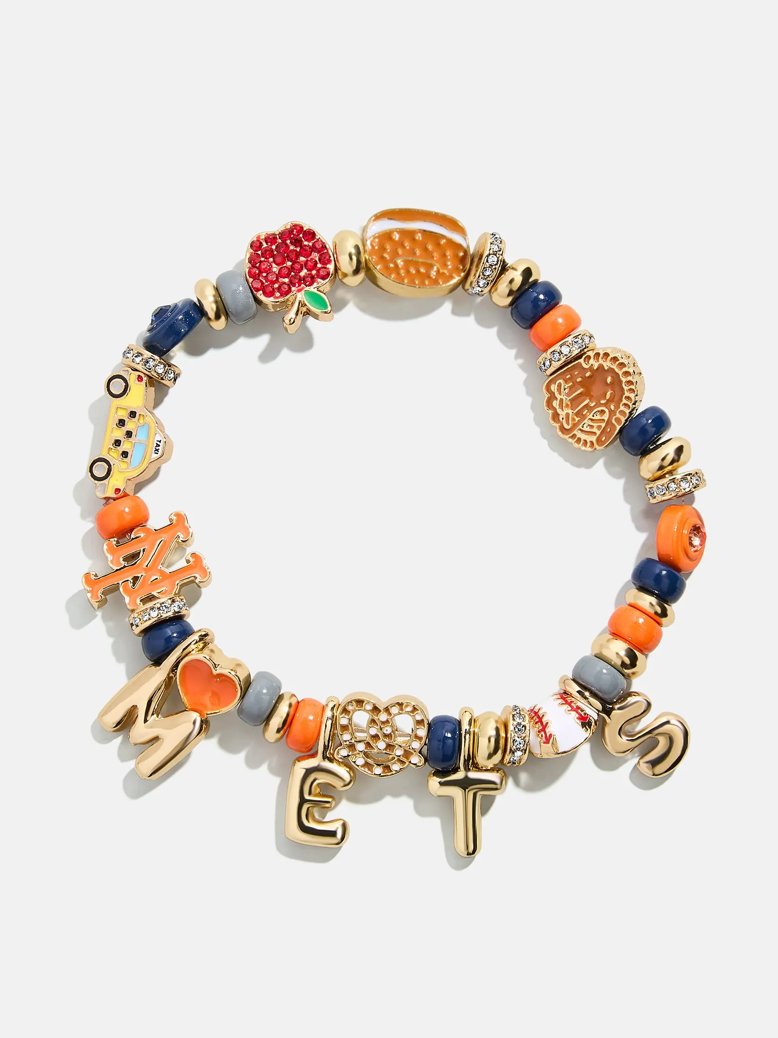 MLB Motif Beaded Bracelet - New York Mets sold by BaubleBar