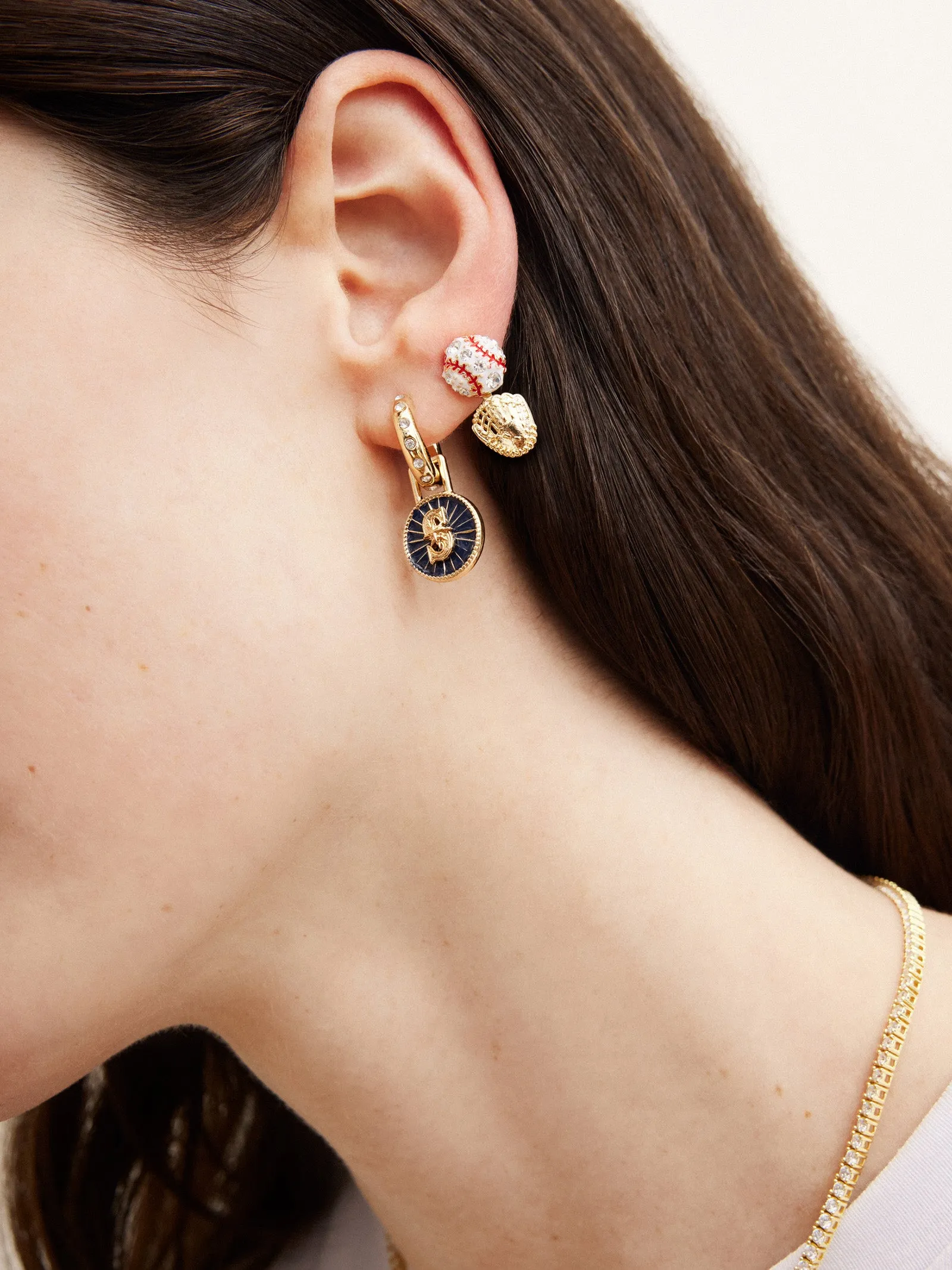 MLB Hoop Earring Set - Seattle Mariners sold by BaubleBar product image thumbnail 2