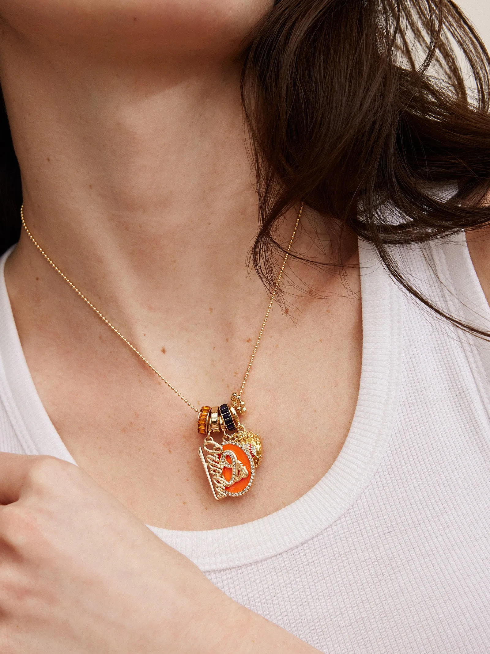 MLB Charm Necklace - Baltimore Orioles sold by BaubleBar product image thumbnail 2