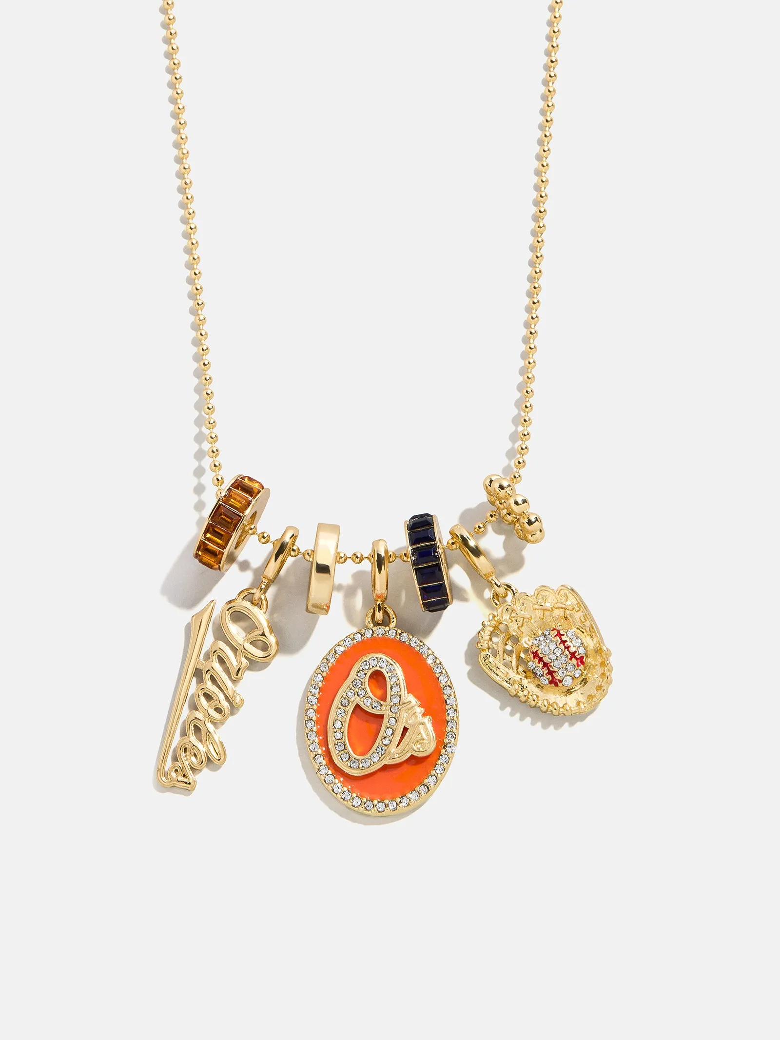 MLB Charm Necklace - Baltimore Orioles sold by BaubleBar