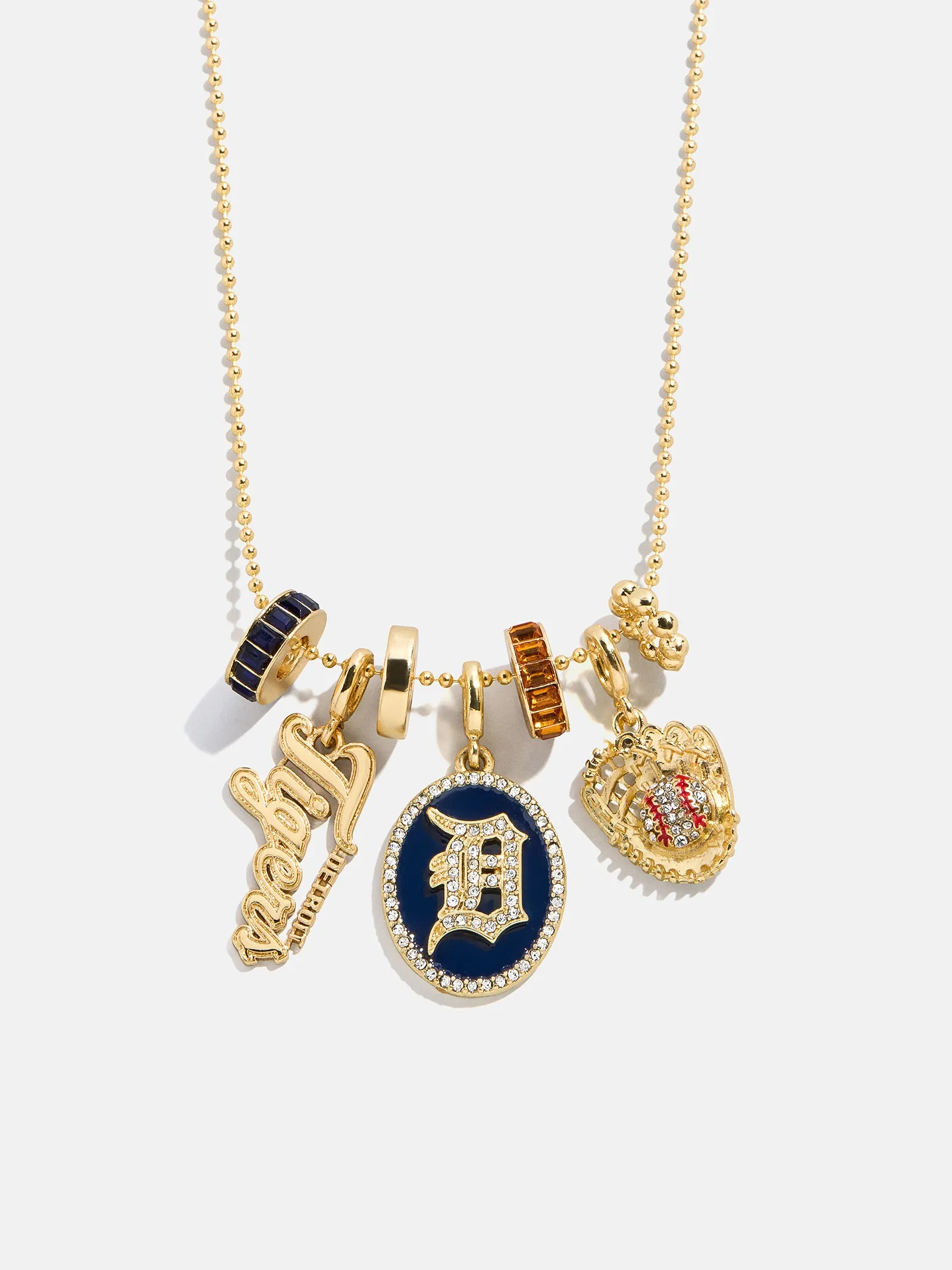 MLB Charm Necklace - Detroit Tigers sold by BaubleBar