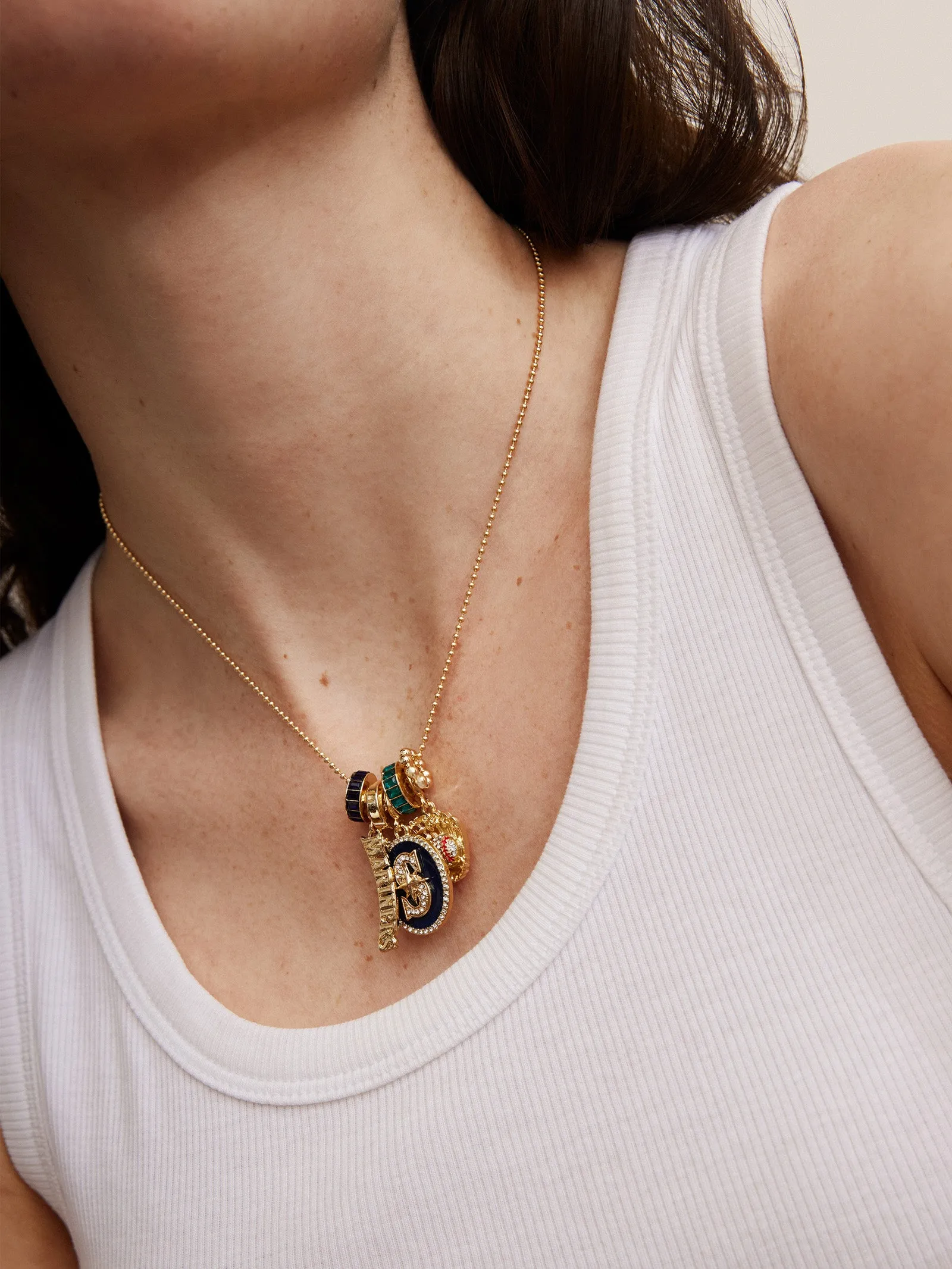 MLB Charm Necklace - Seattle Mariners sold by BaubleBar product image thumbnail 2