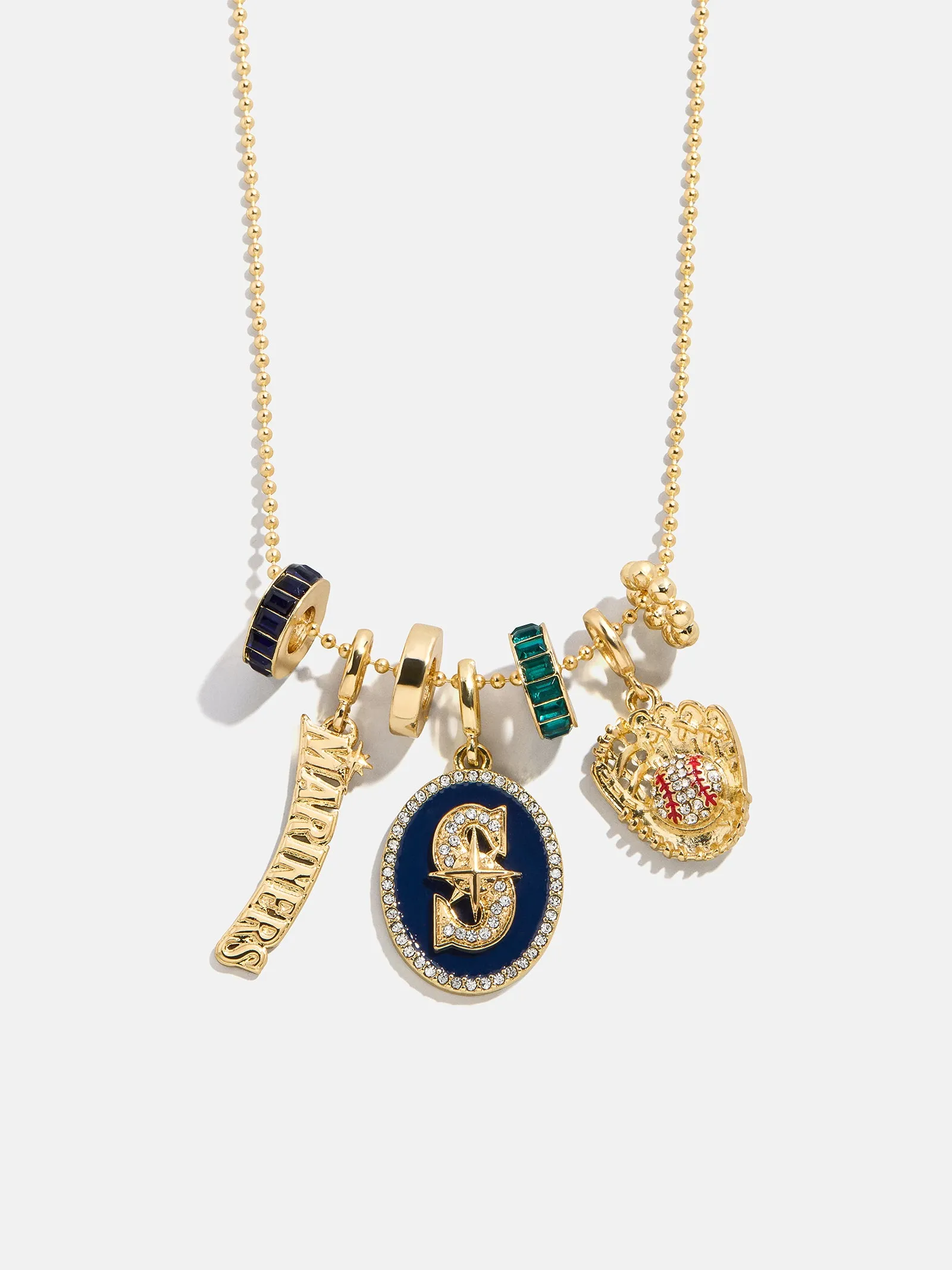 MLB Charm Necklace - Seattle Mariners sold by BaubleBar