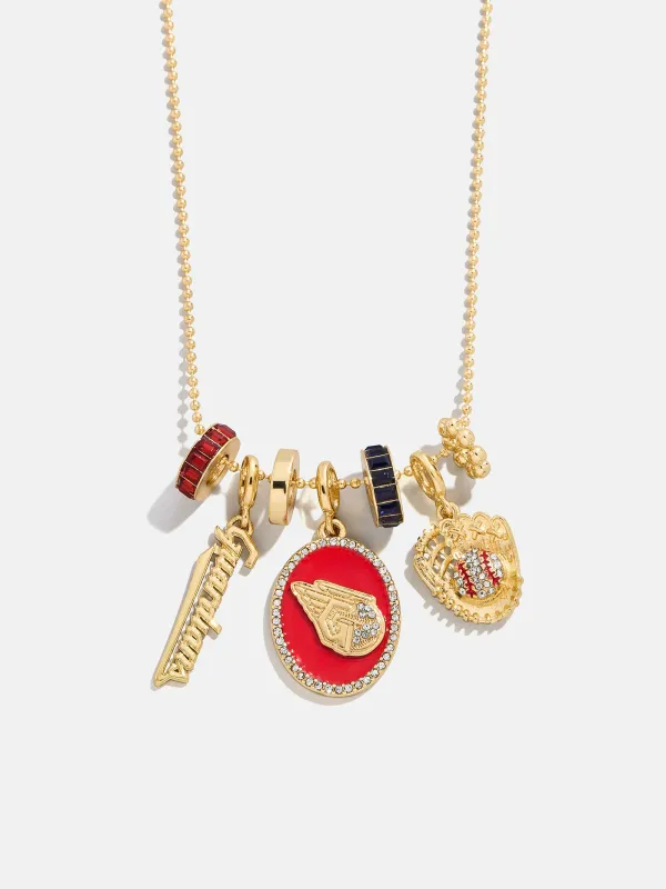 MLB Charm Necklace - Cleveland Guardians sold by BaubleBar